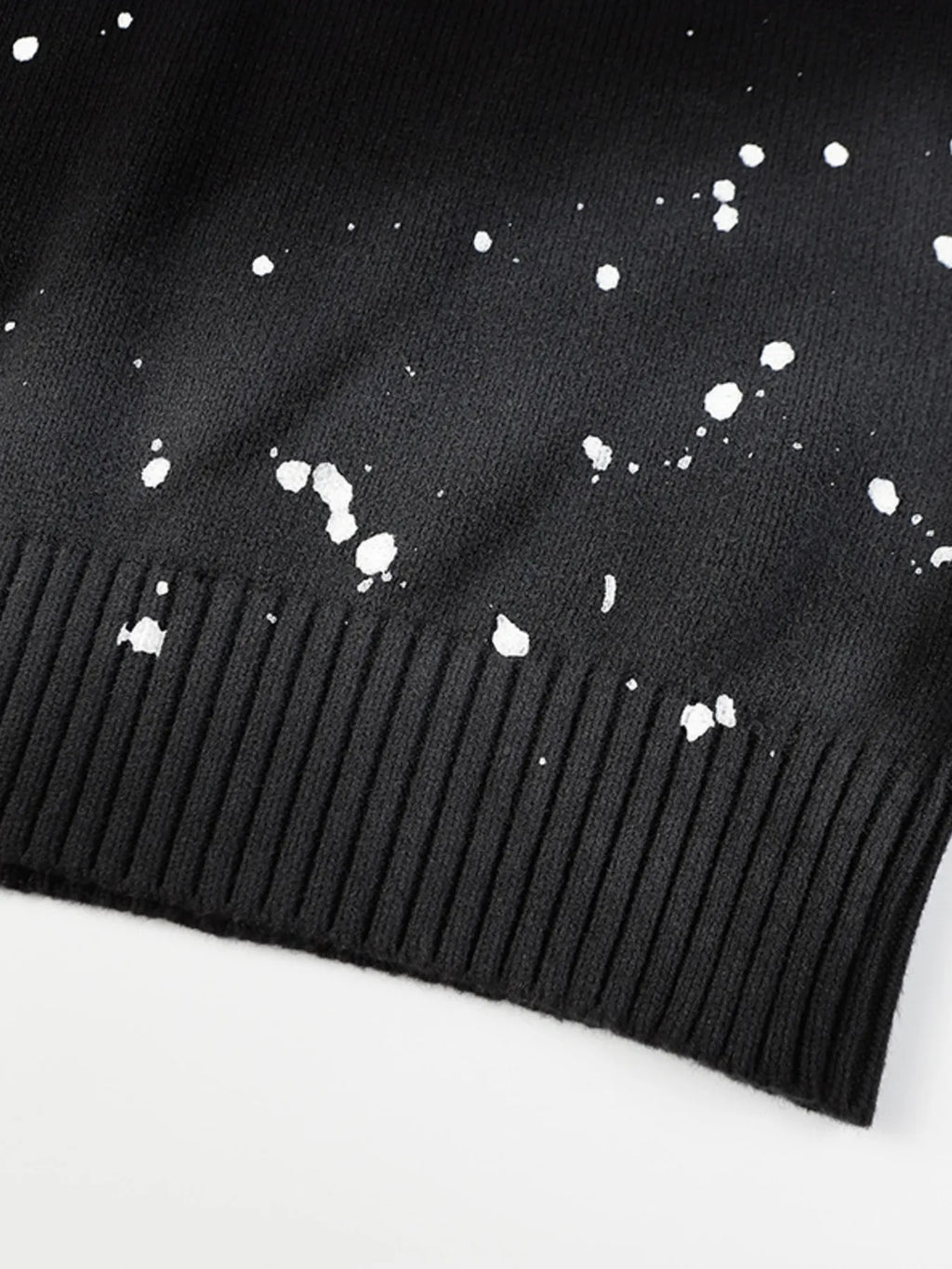 Men's Letter Round Neck Long Sleeve Sweater