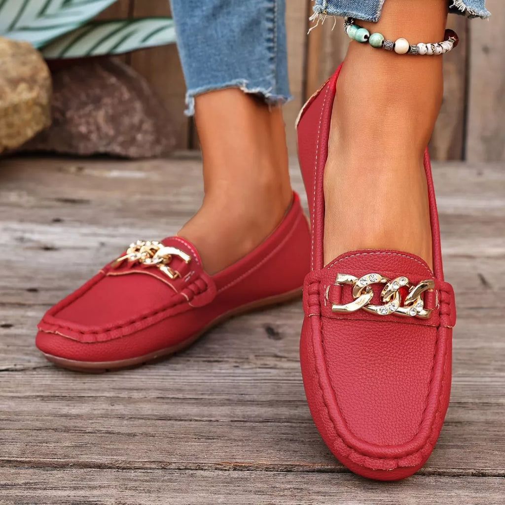 Round Toe Slip-Ons