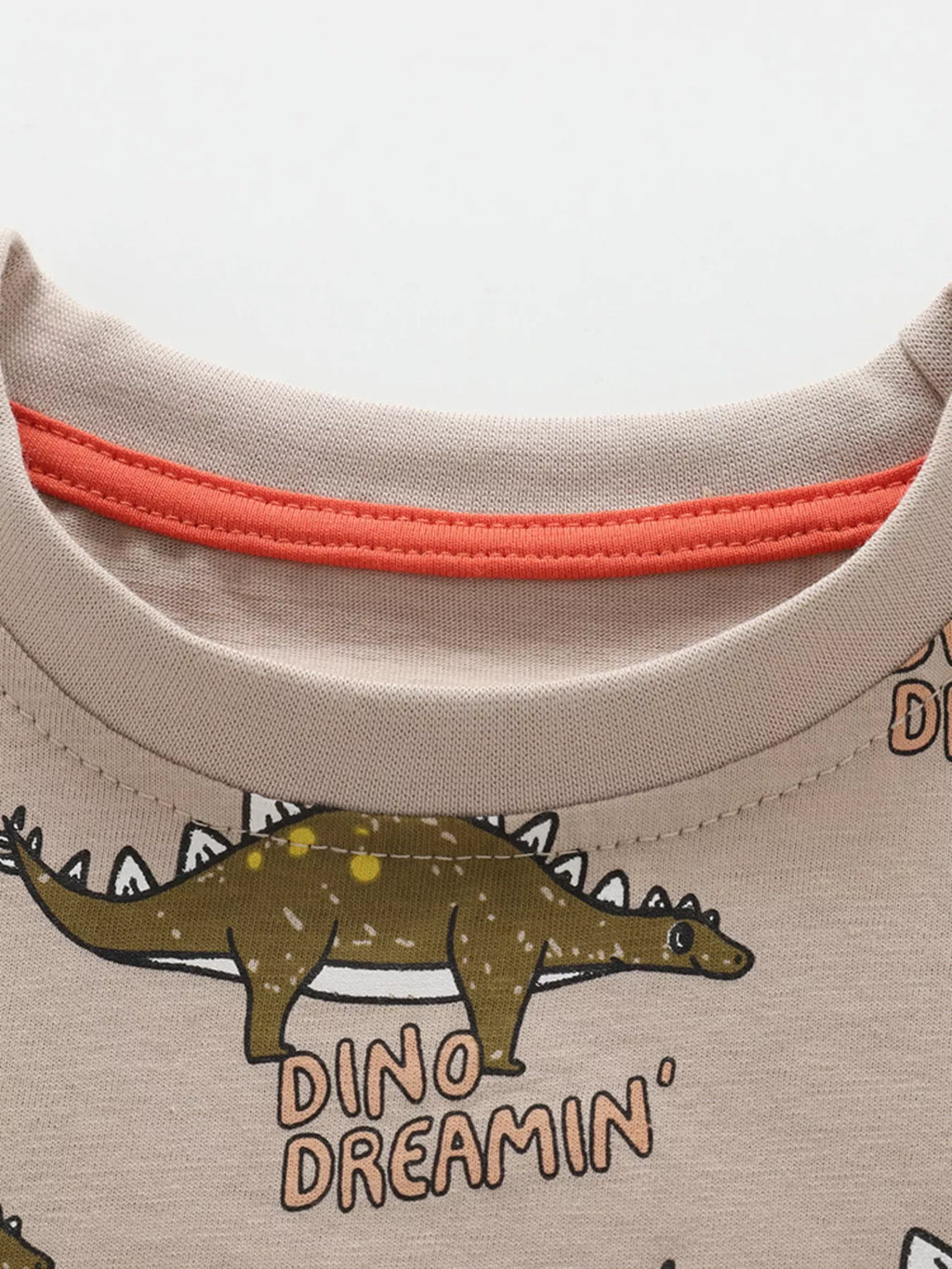 Children's Dinosaur Print Tee and Shorts Set