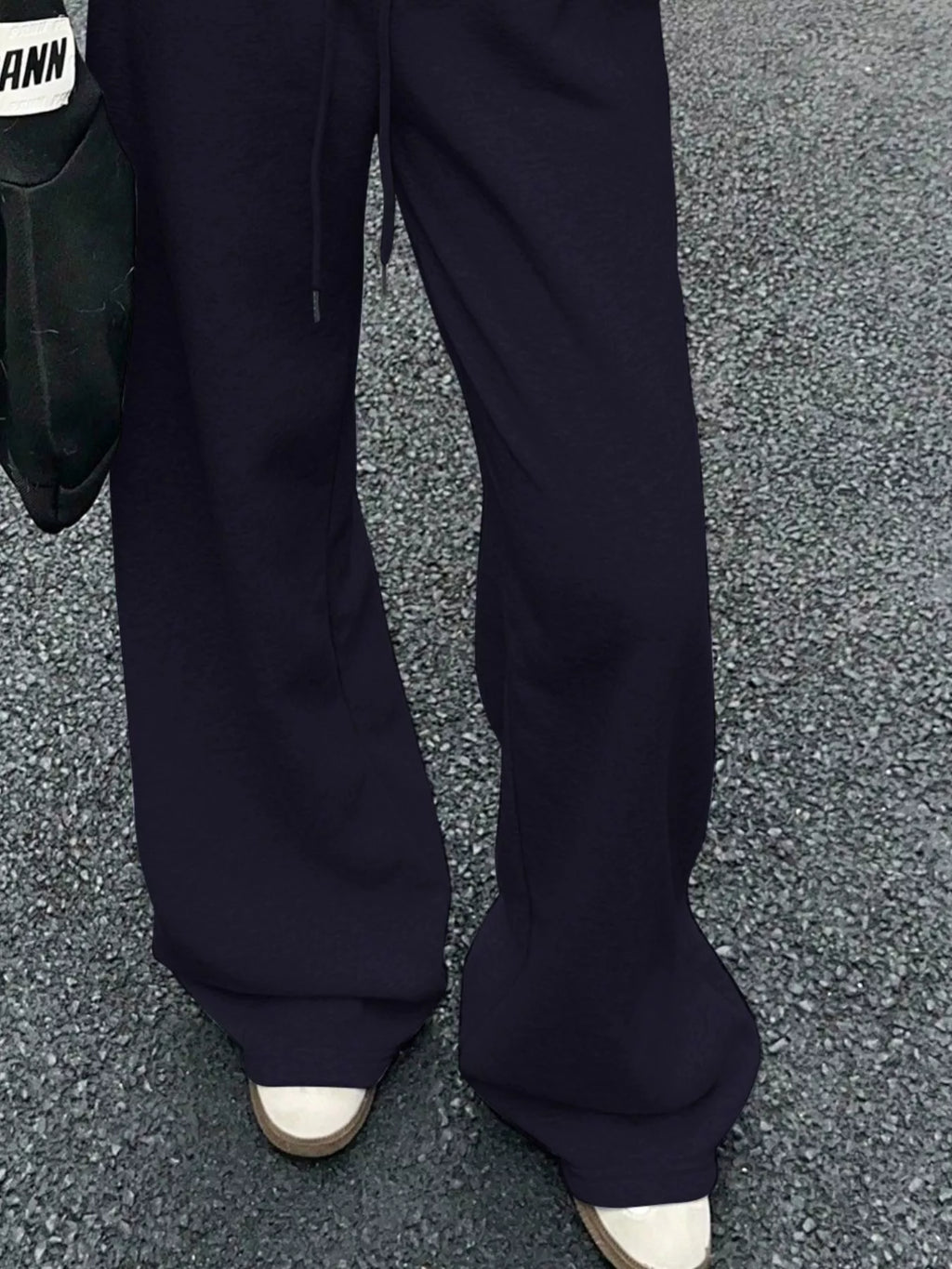 Wide Leg Drawstring Sweatpants