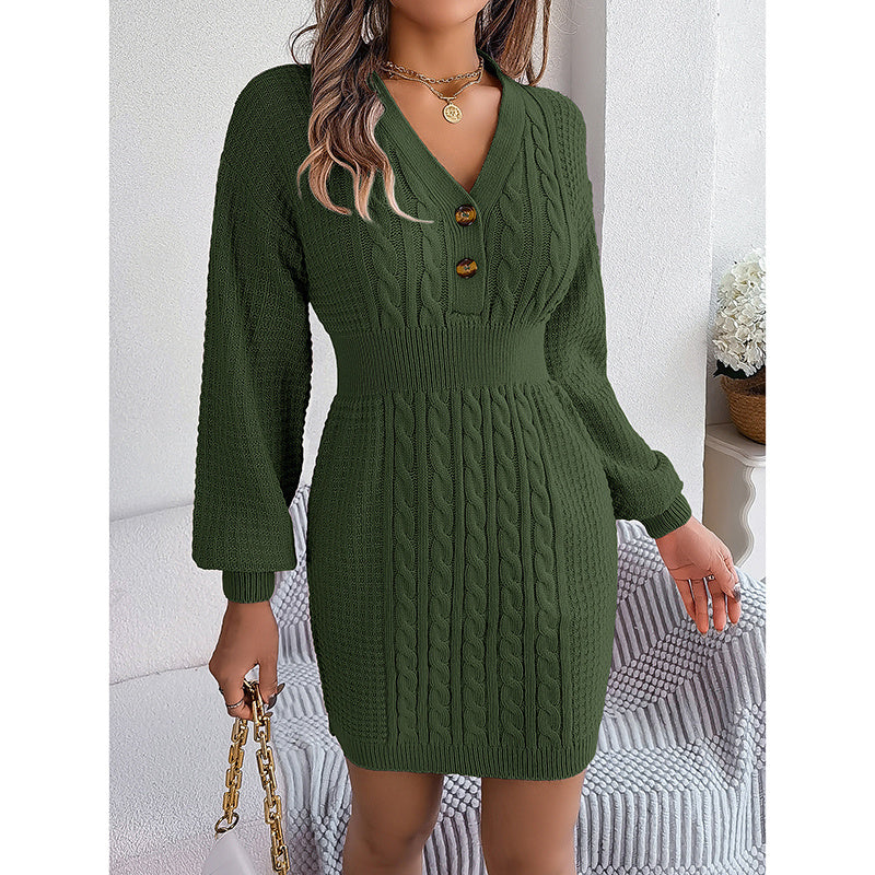 Women’s Cable Knit Sweater Dress