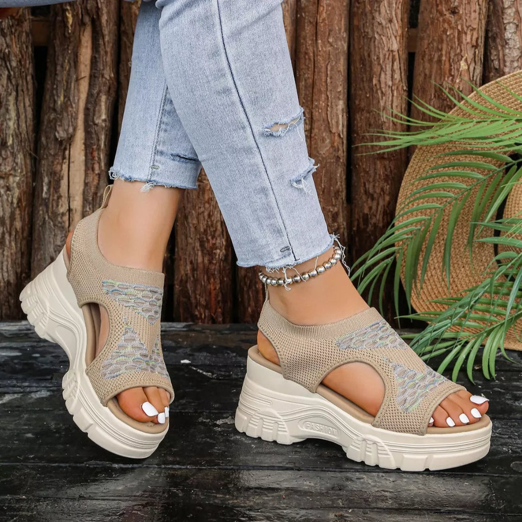 Open Toe Platform Sandals