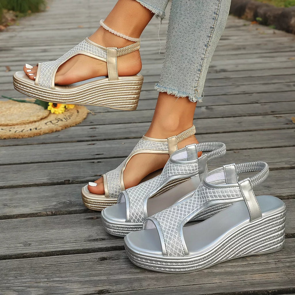 Open Toe Wedge Sandals