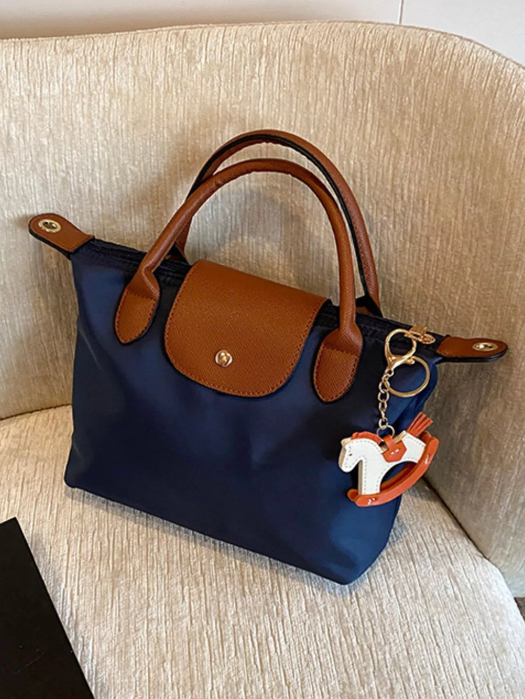 Foldable Lightweight Nylon Handbag