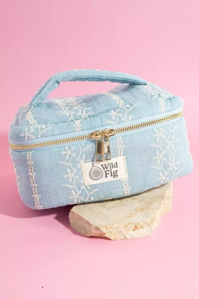 Fame Flower Vine Pattern Makeup Case Cosmetic Bag