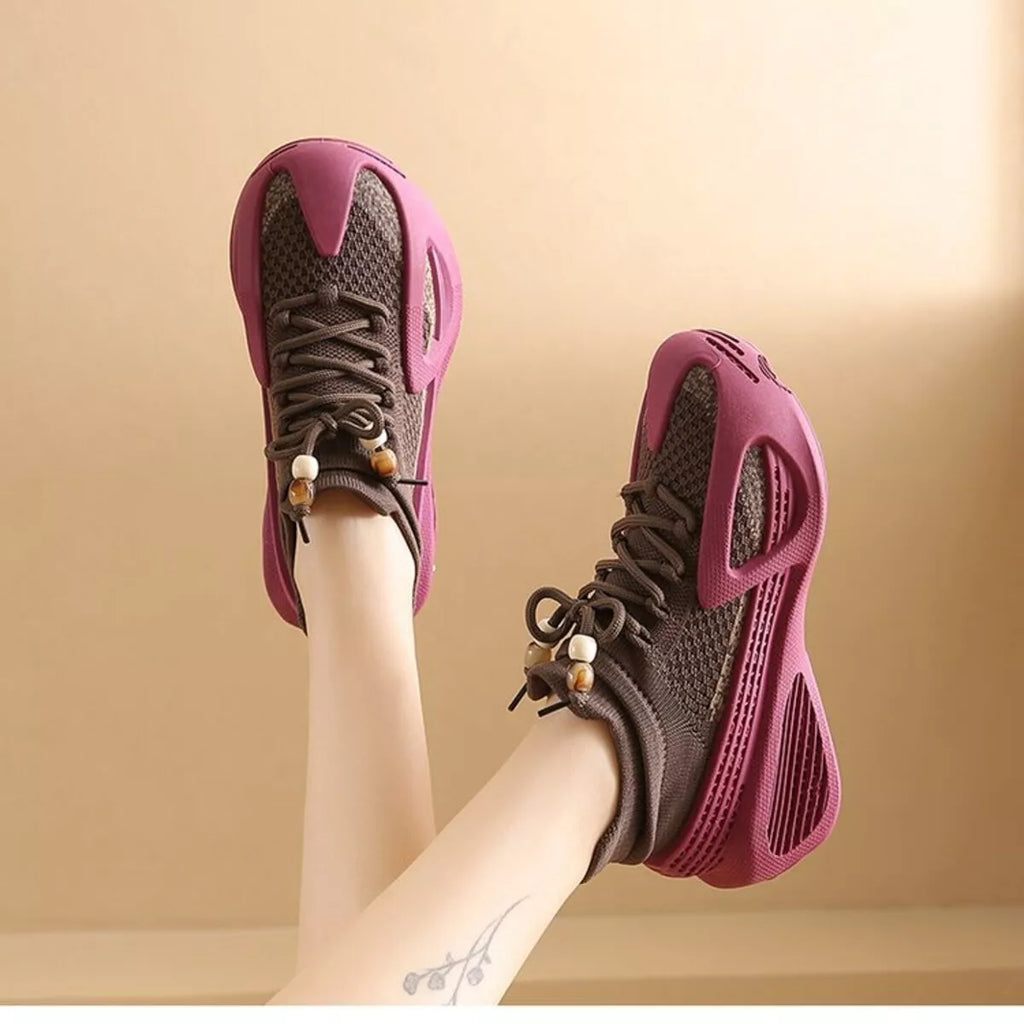 Breathable Lace Up Athletic