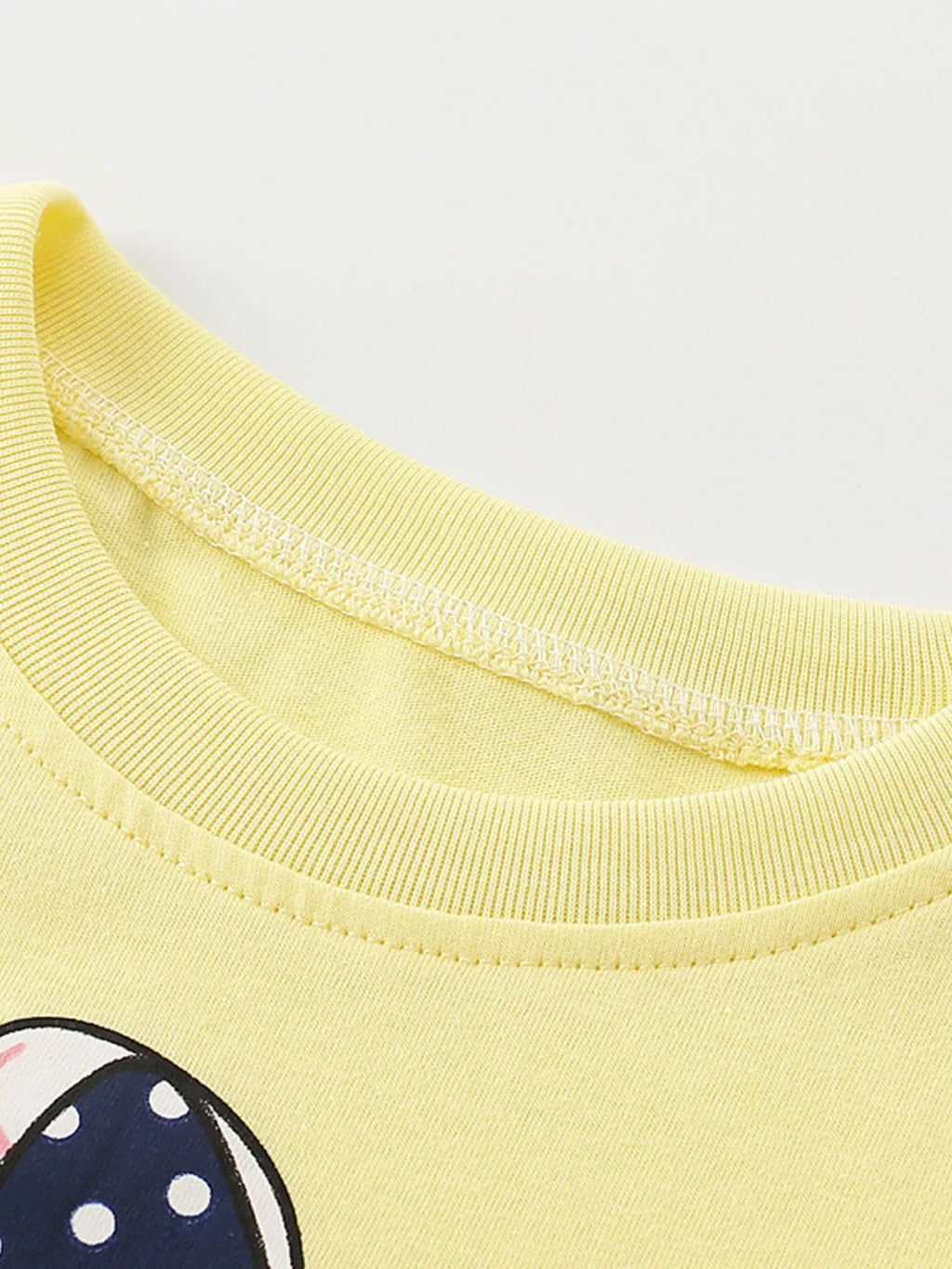 Children's Cartoon Rabbit Bicycle Short Sleeve T-Shirt
