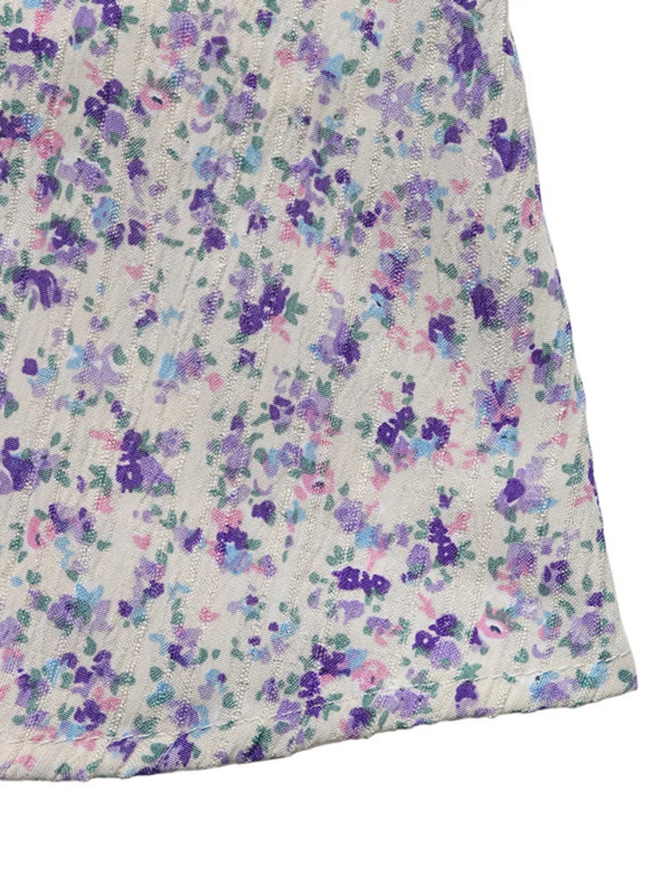 Floral Print Shirred Cami Maxi Dress