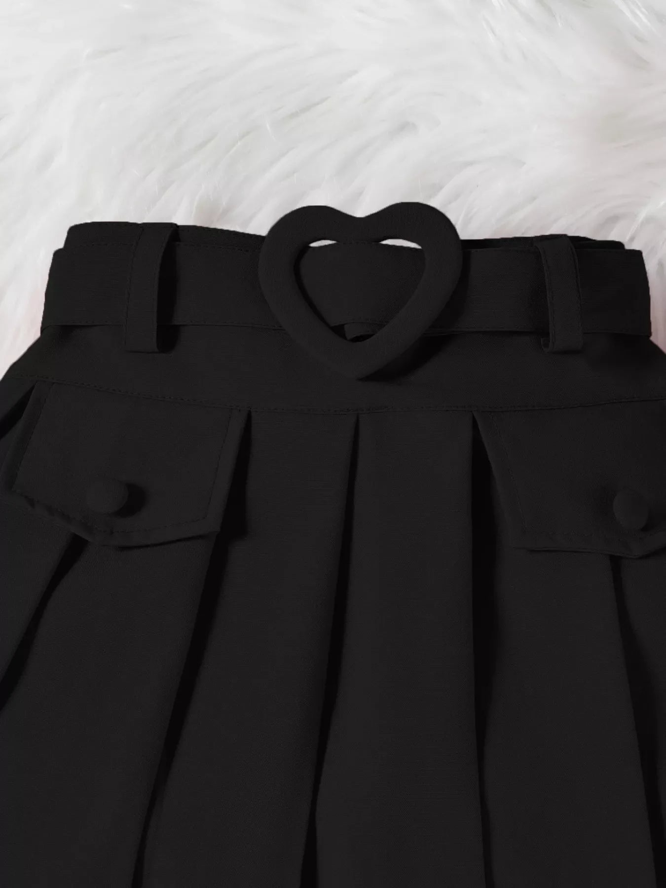 Children's Bowknot Vest & Pleated Skirt Set