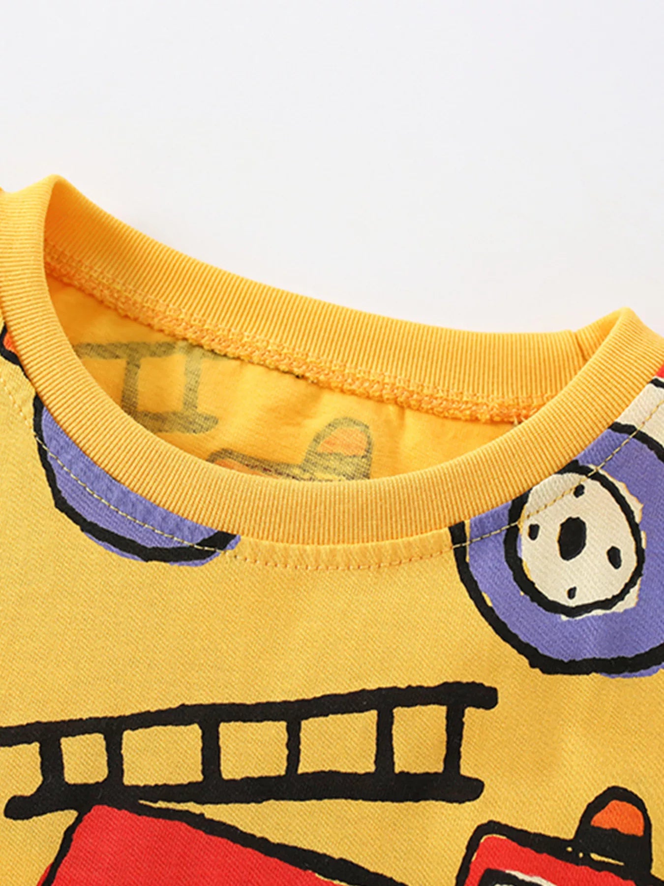 Children's Truck Print Short Sleeve T-Shirt