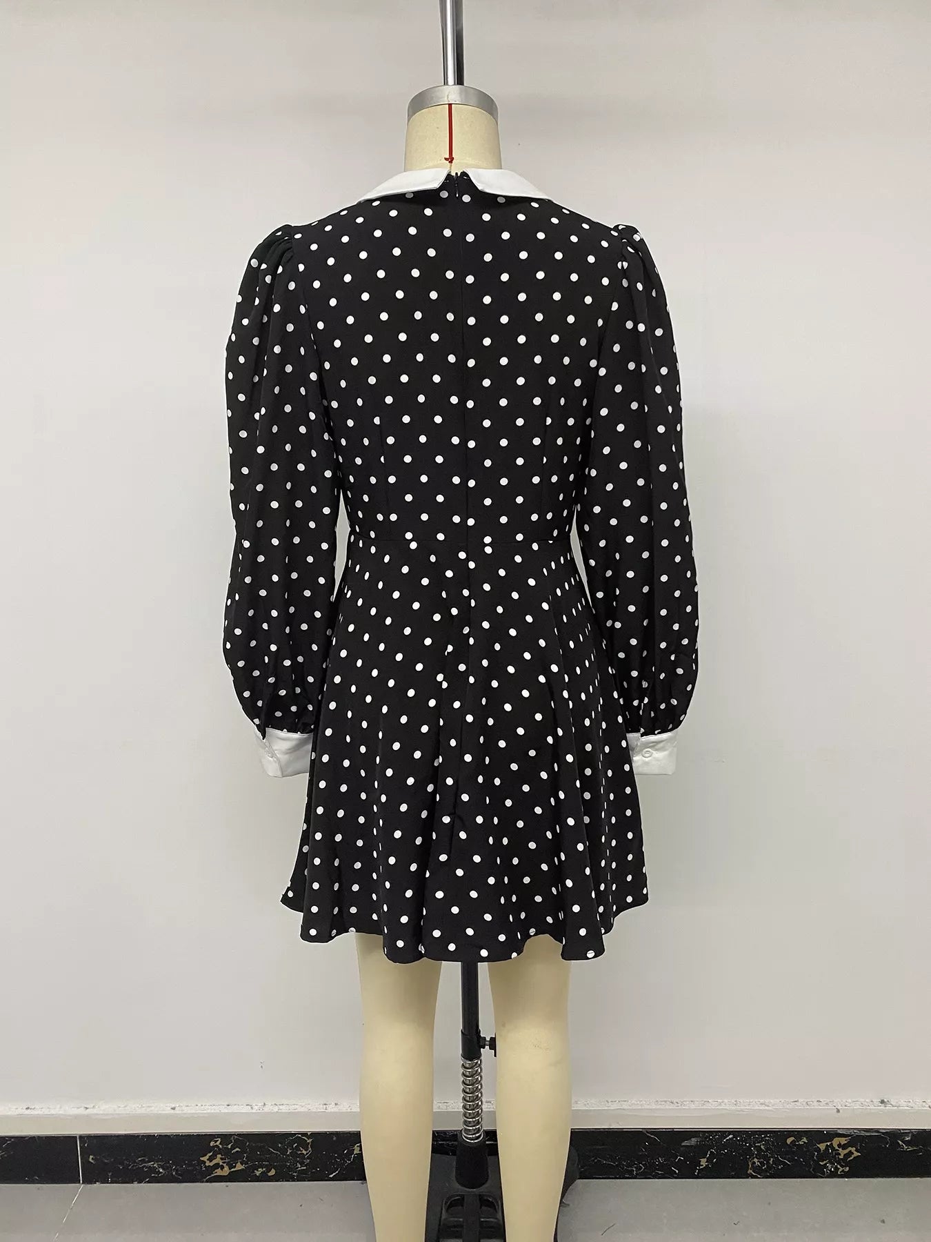 Polka Dot Peter Pan Collar Dress