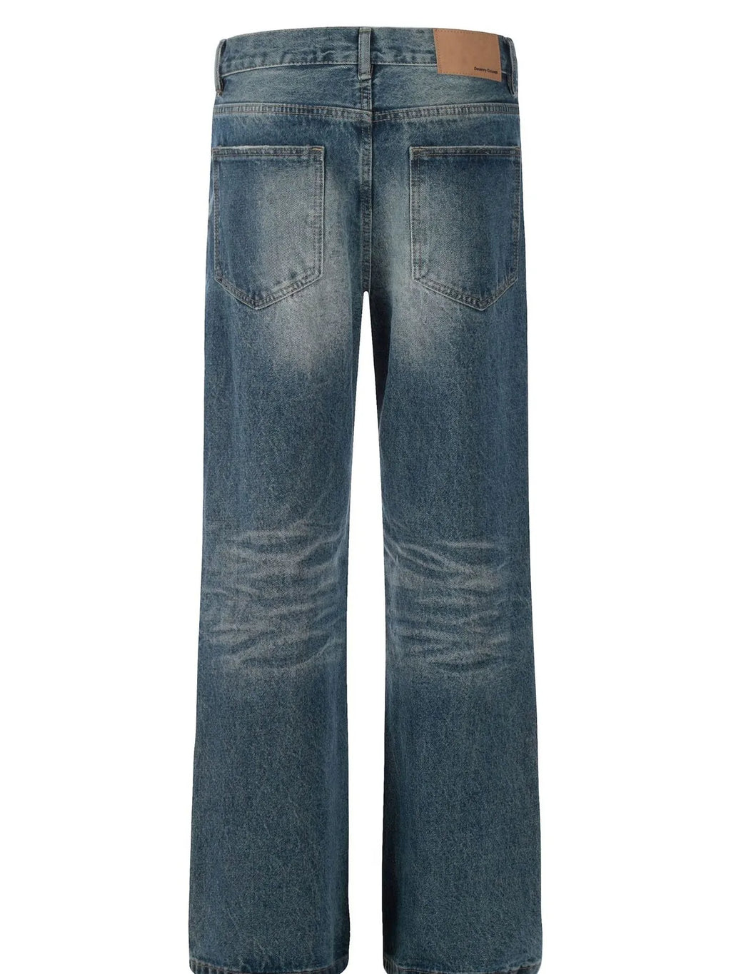 Men's Vintage Washed Wide Leg Jeans