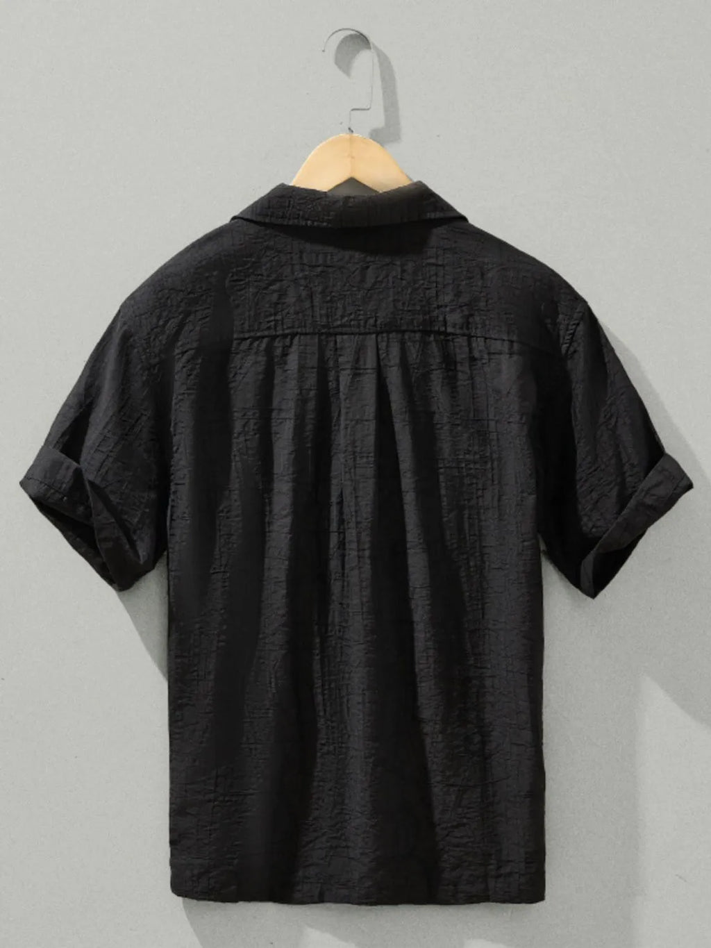 Men's Plus Size Button Up Short Sleeve Shirt