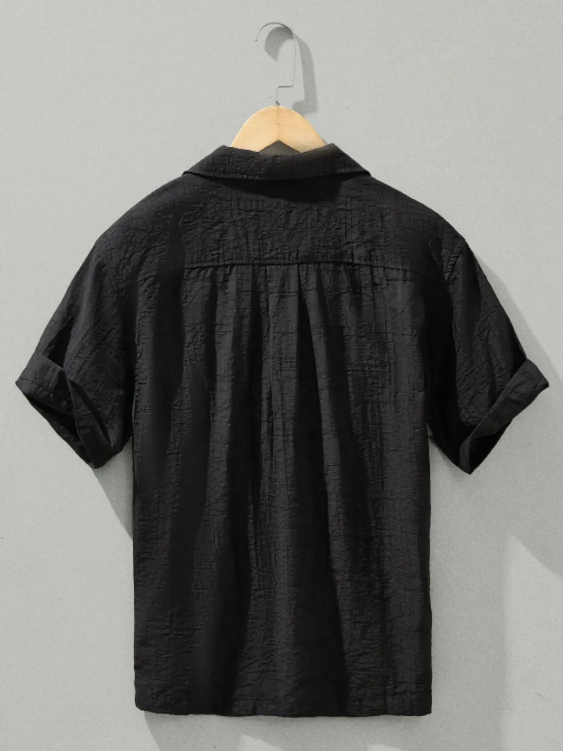 Men's Plus Size Button Up Short Sleeve Shirt