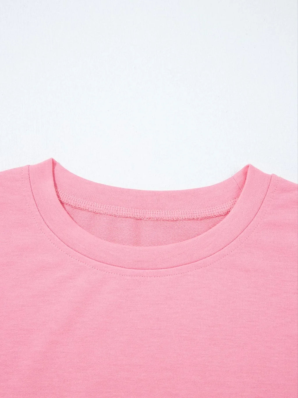 Lace Detail Flounce Sleeve Sweatshirt