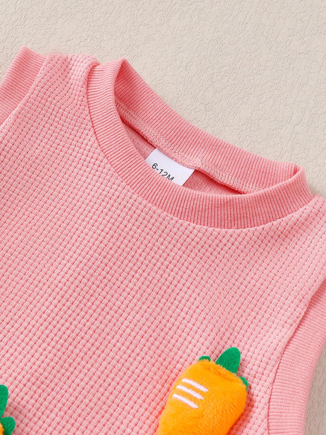 Children's Carrot Sleeveless Top & Shorts Set