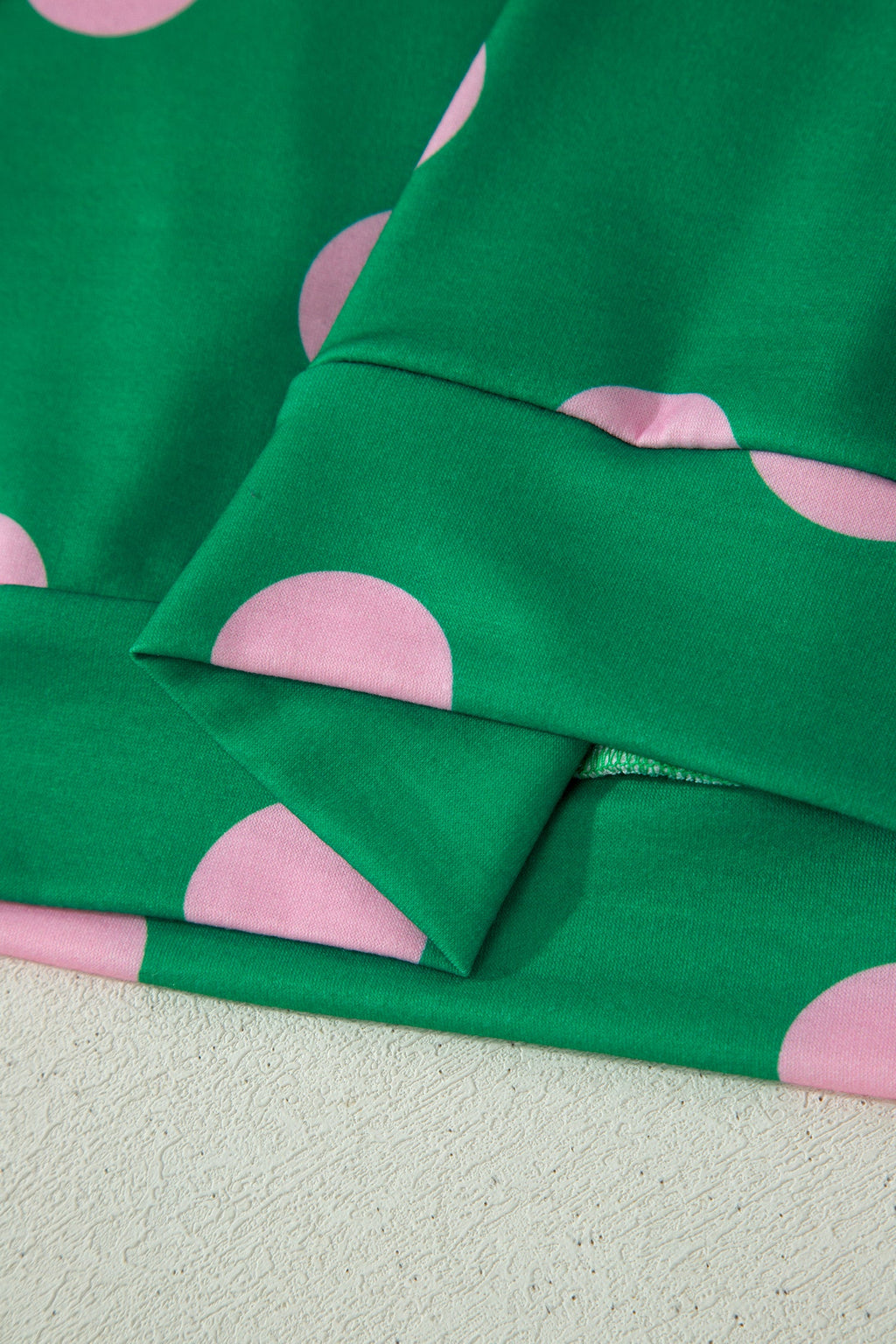 Polka Dot V-Neck Tee & Drawstring Shorts Set