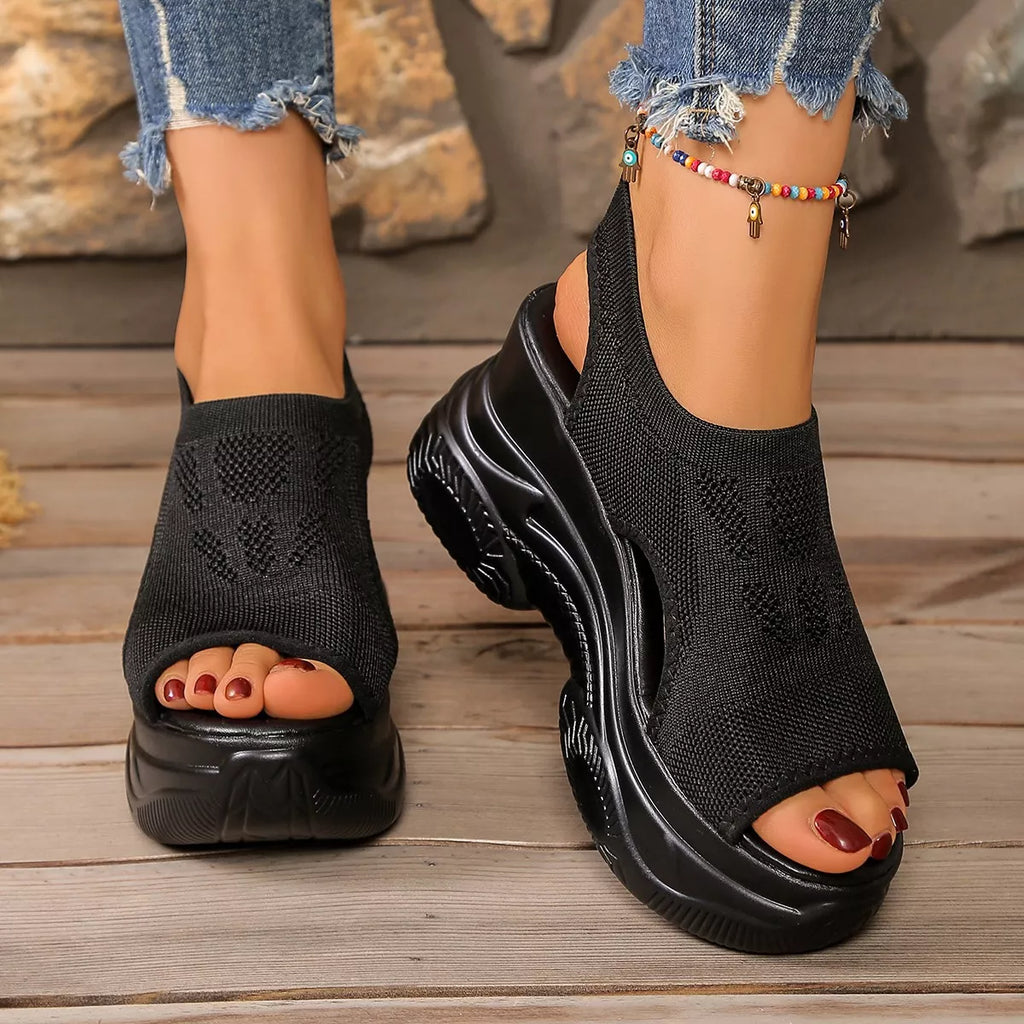 Open Toe Platform Sandals