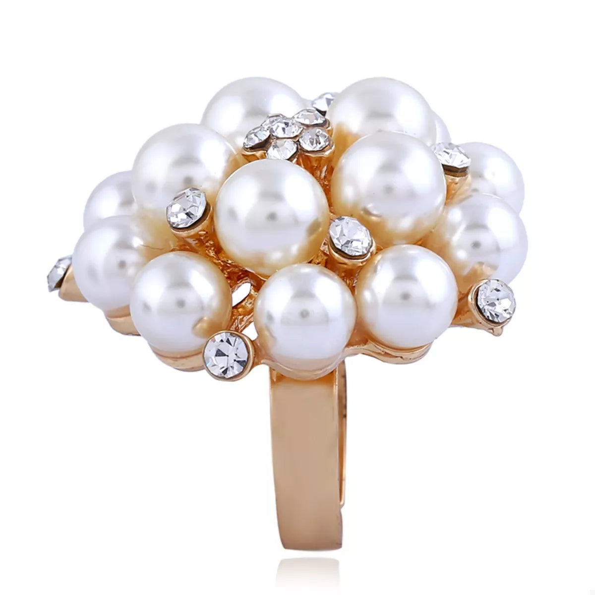 Pearl Cluster Ring