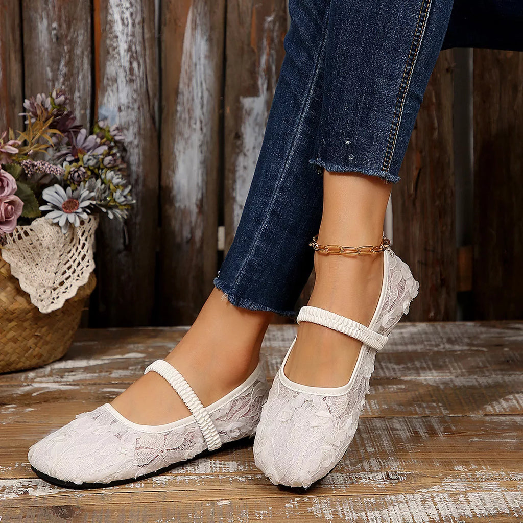 Round Toe Flats Slip-Ons