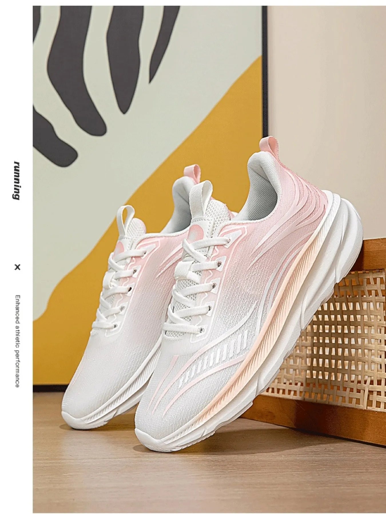 Gradient Colorful Breathable Athletic