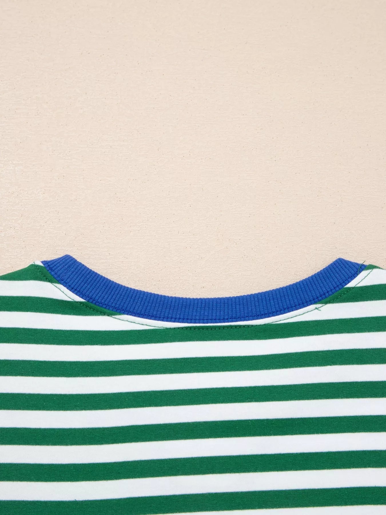 Stripe Boxy Tee and Drawstring Elastic Waist Shorts Set