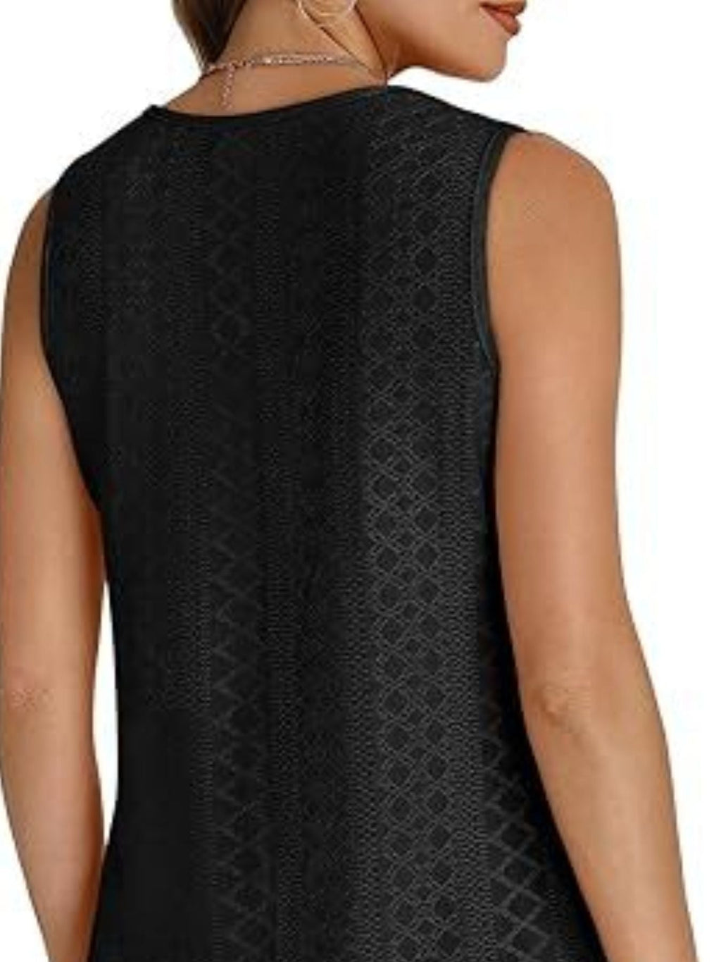 Eyelet V-Neck Tank