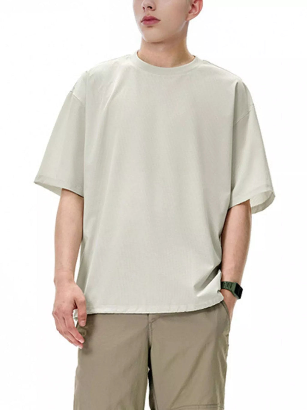 Men's Drawstring Hem Quick-Dry T-Shirt