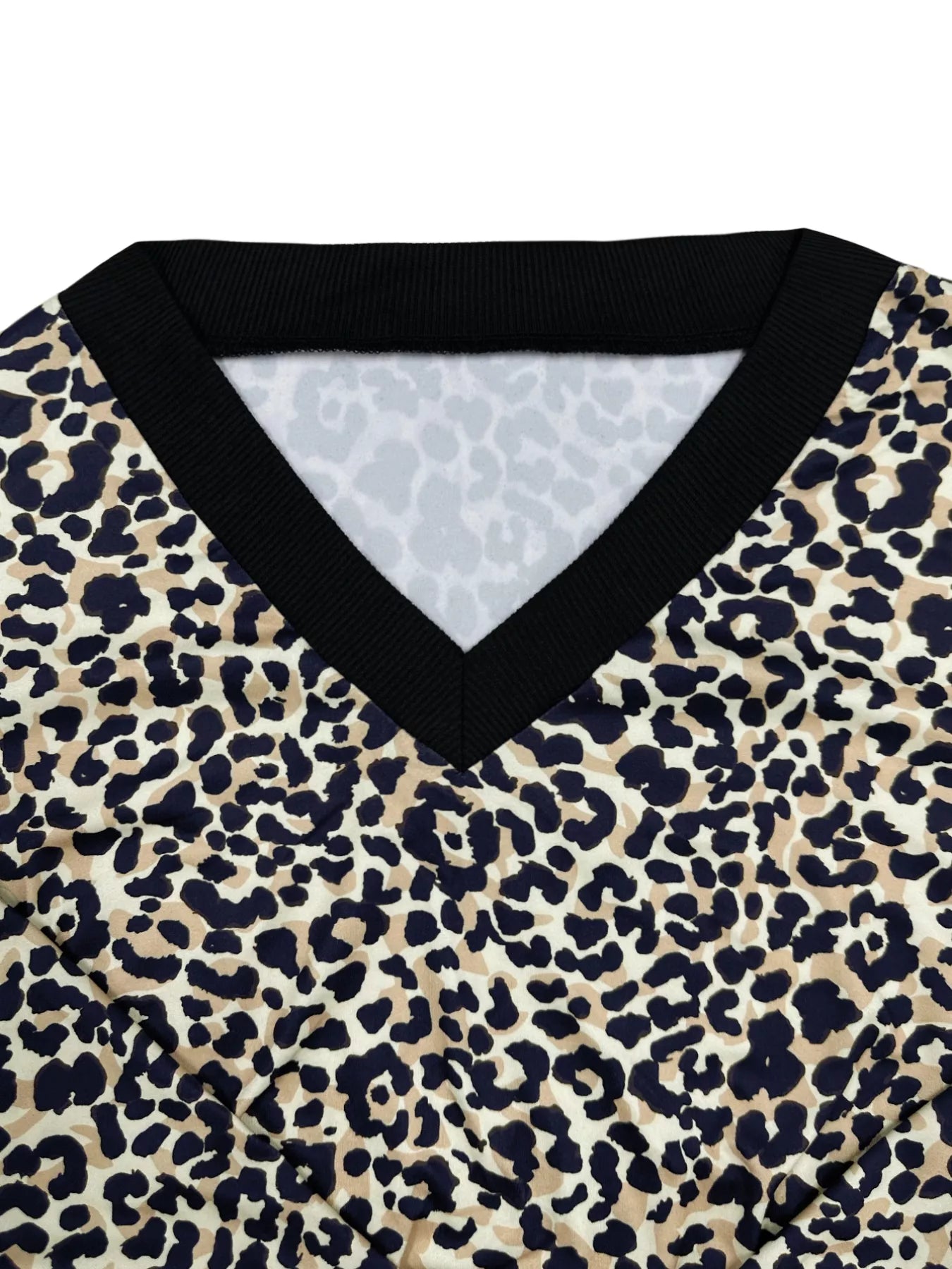 Leopard Print Sweatshirt and Jogger Set