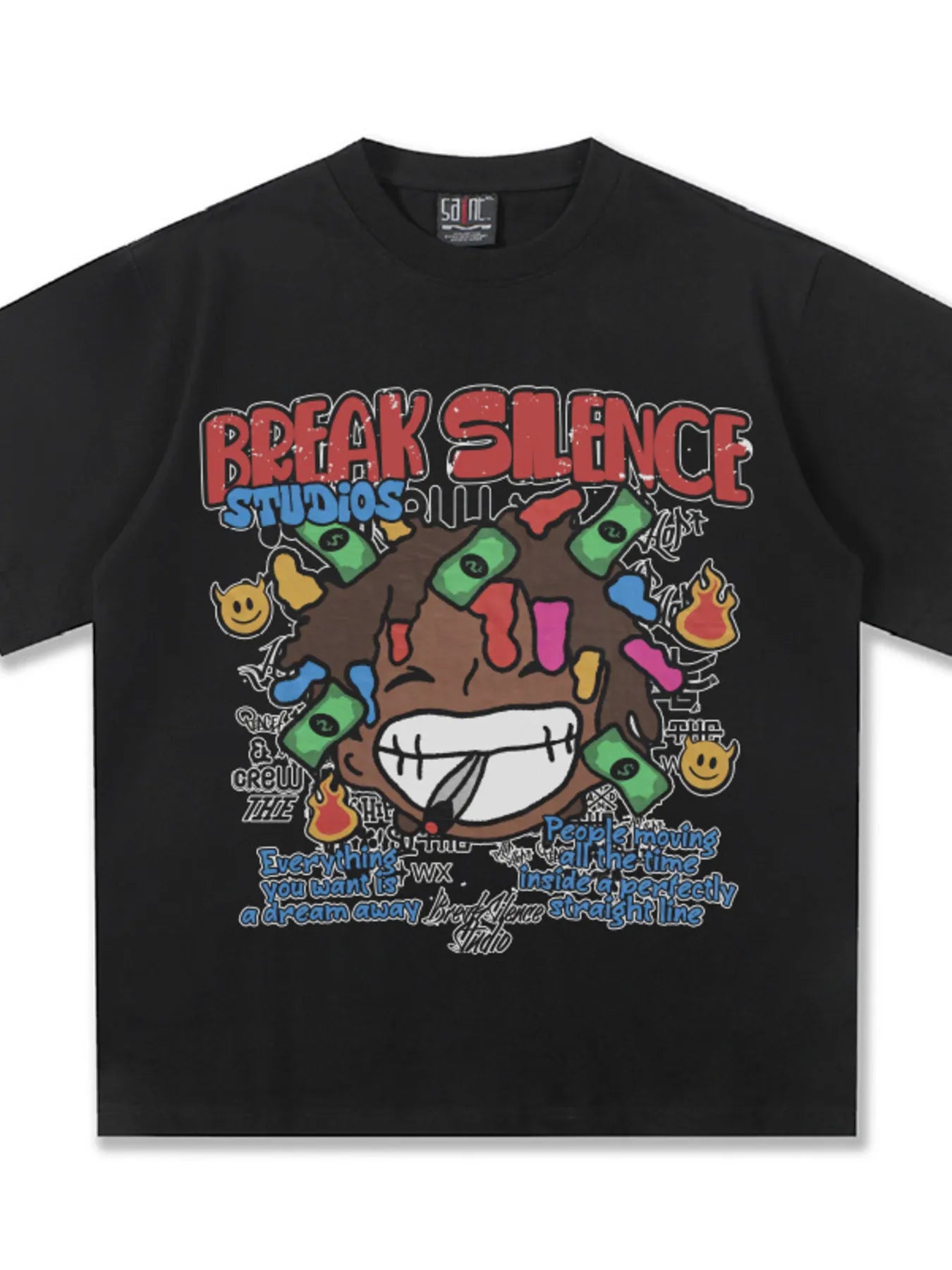 Men's Break Silence Graphic Relaxed Fit T-Shirt