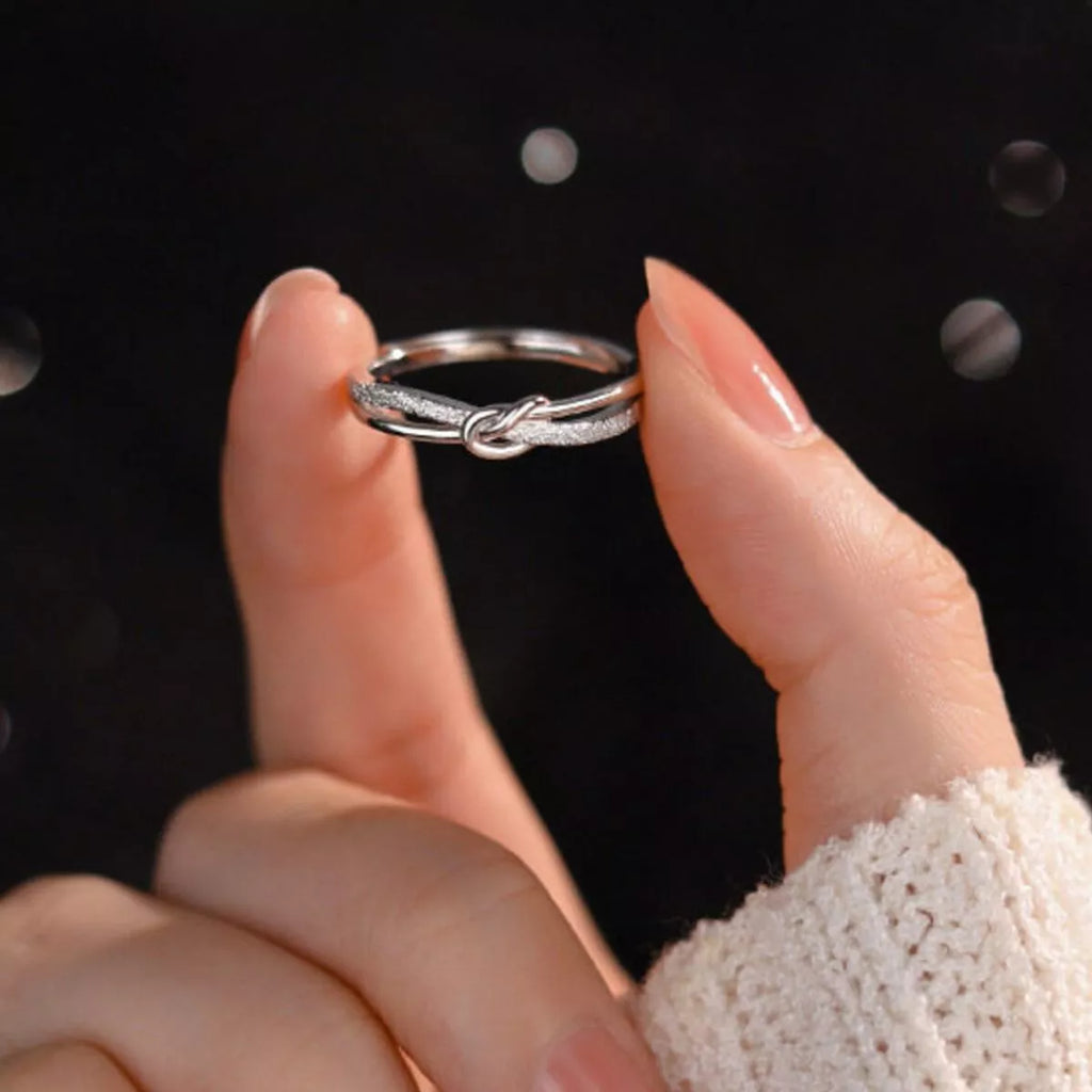 925 Sterling Silver Knot Ring