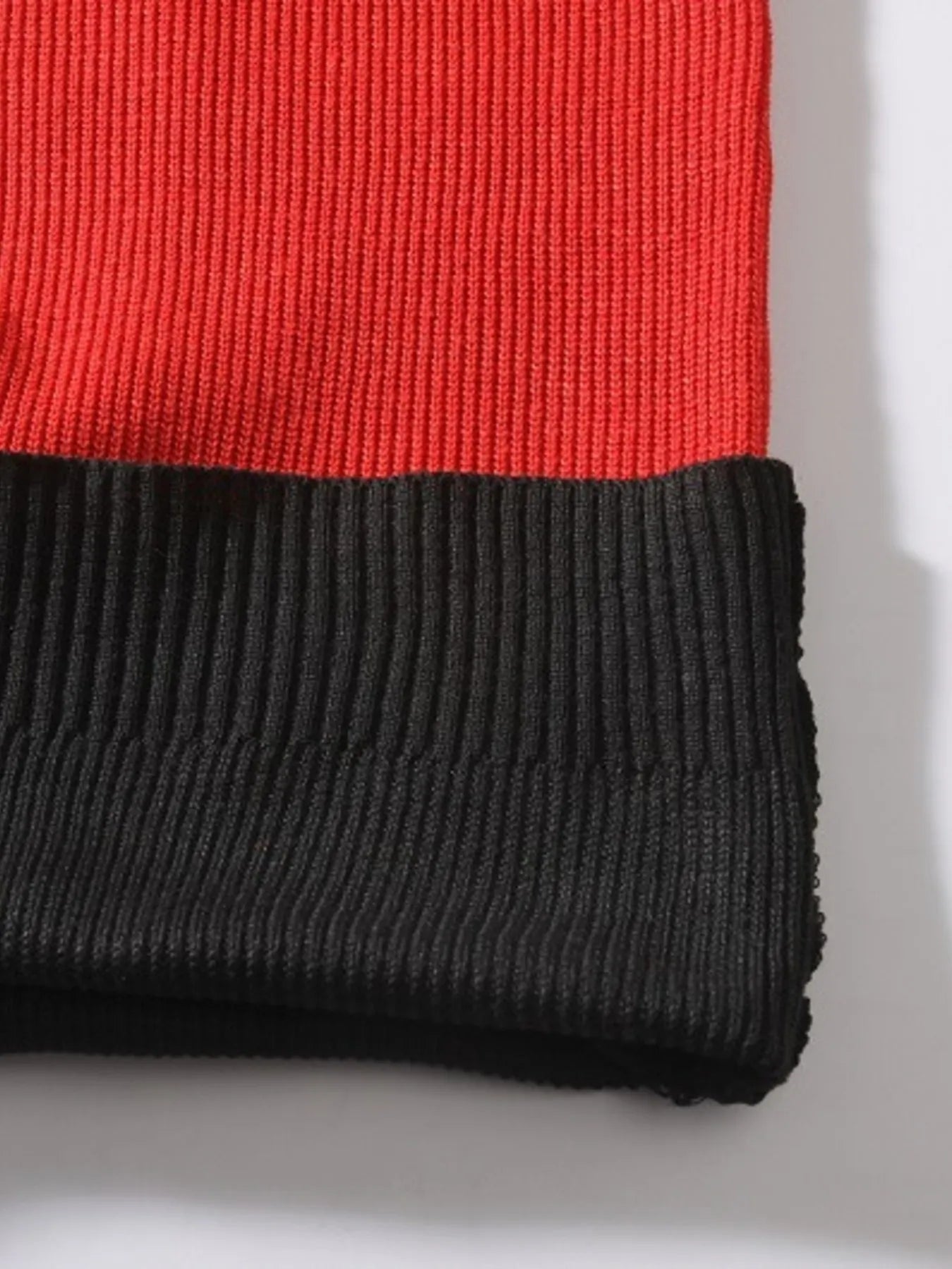 Men's Plus Size Color Block Round Neck Sweater