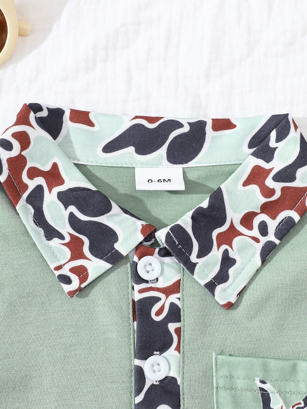 Children's Button Detail Polo Shirt & Shorts Set