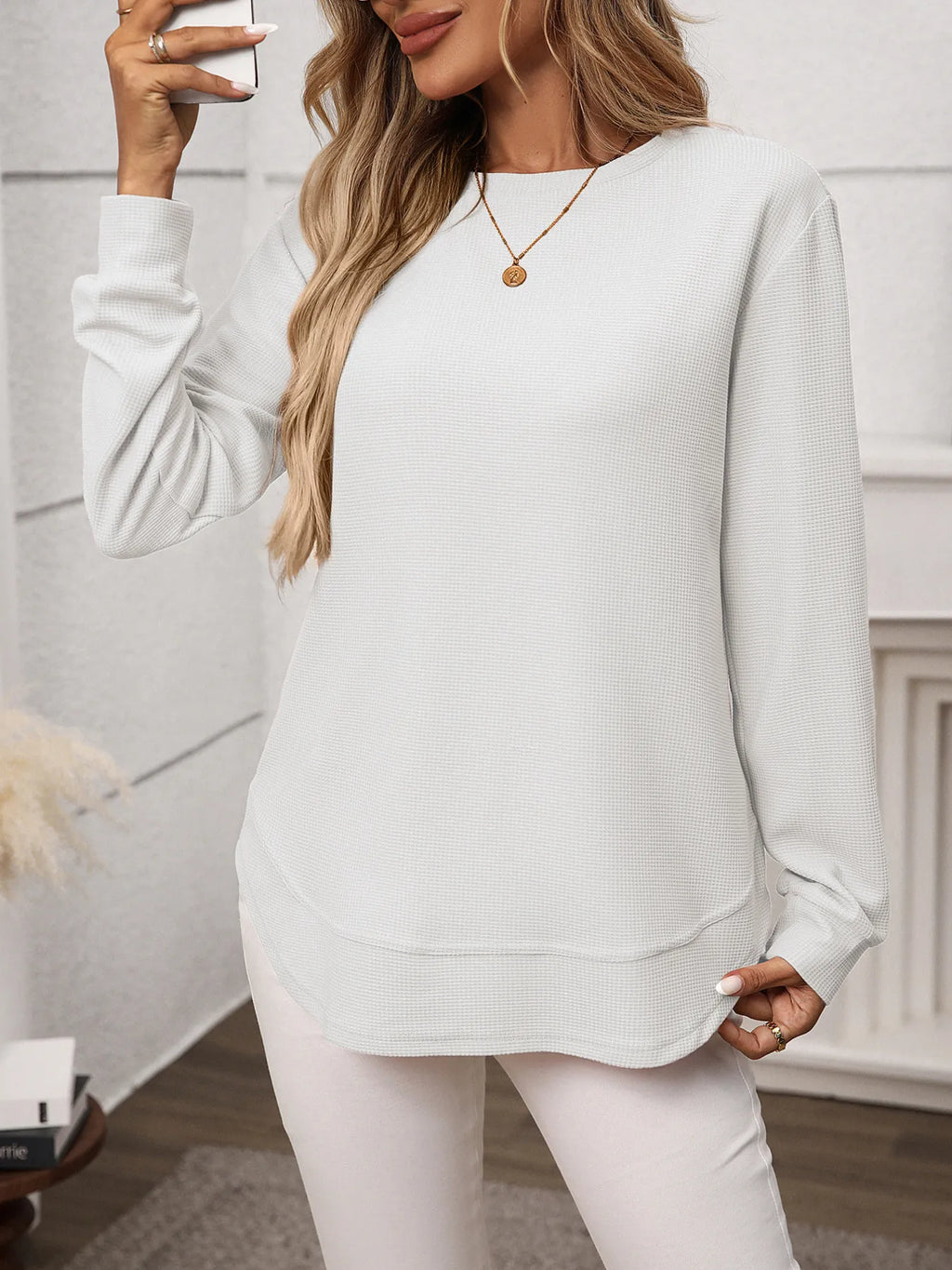 Long Sleeve Round Neck T-Shirt