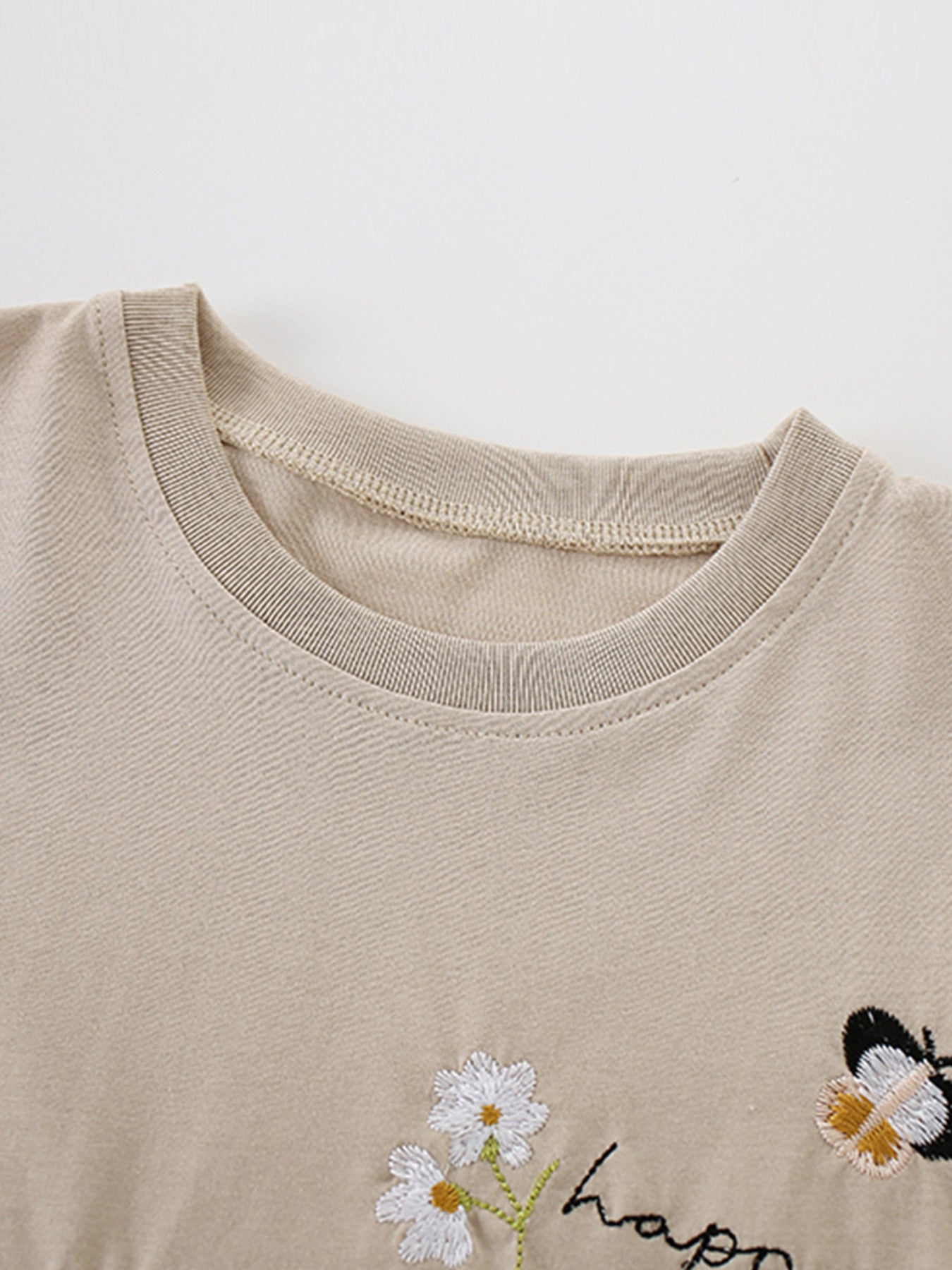 Children's Ruffled Round Neck Tee and Shorts