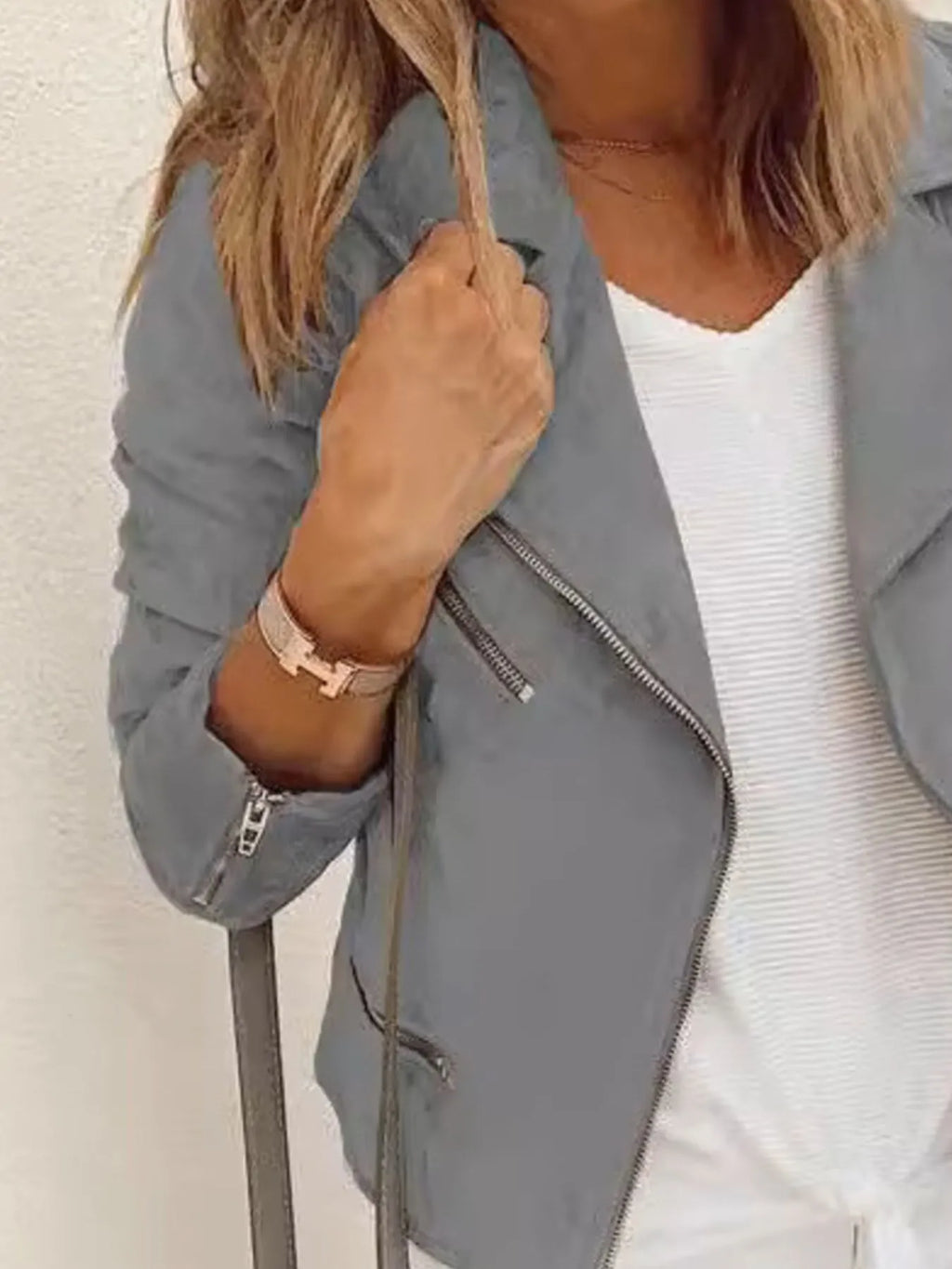 Zip Up Long Sleeve Jacket