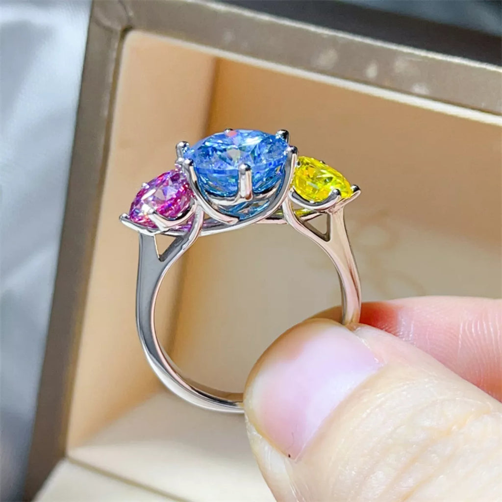 5 Carat Moissanite 925 Sterling Silver Ring