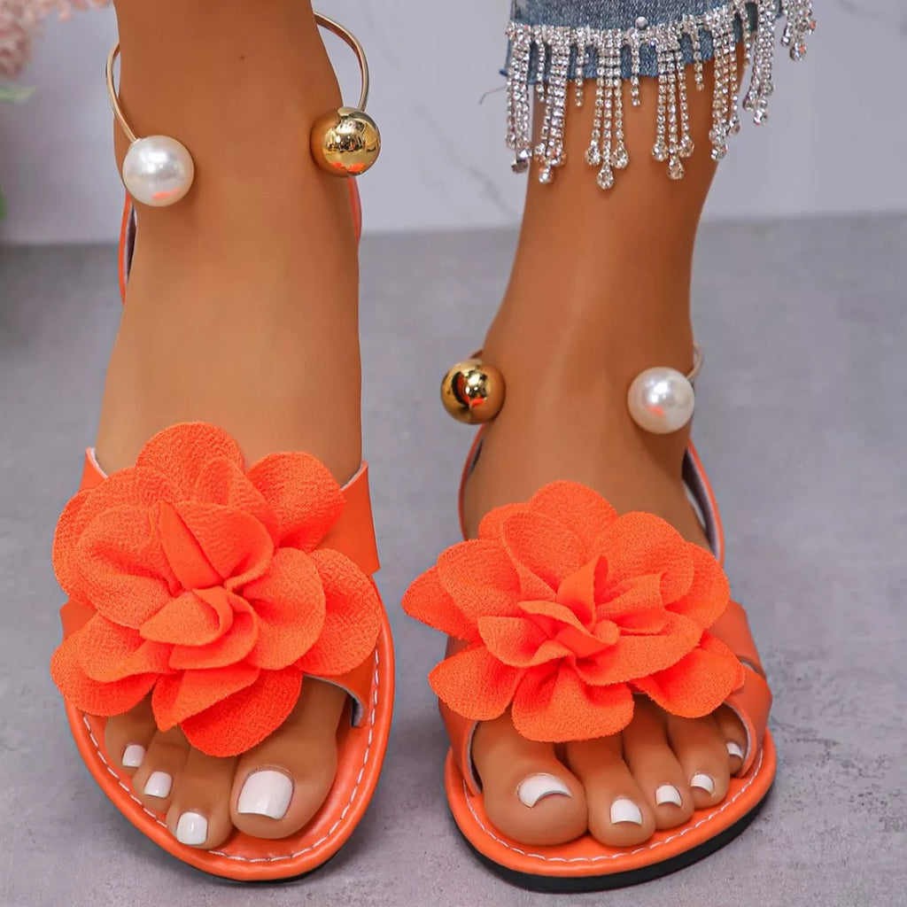 Flower Open Toe Sandals