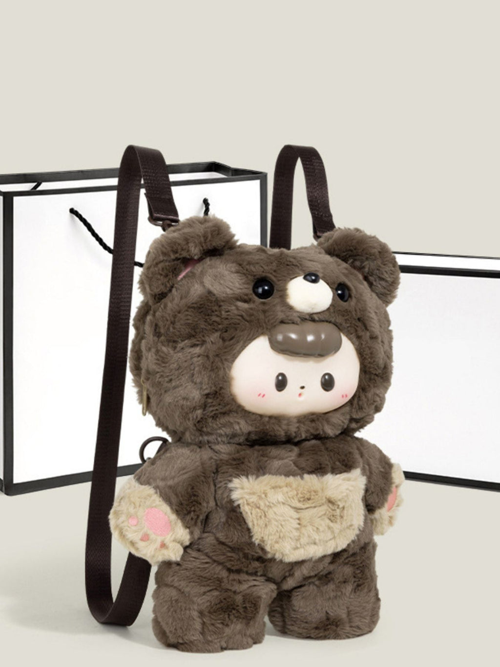 Plush Bear Backpack Bag
