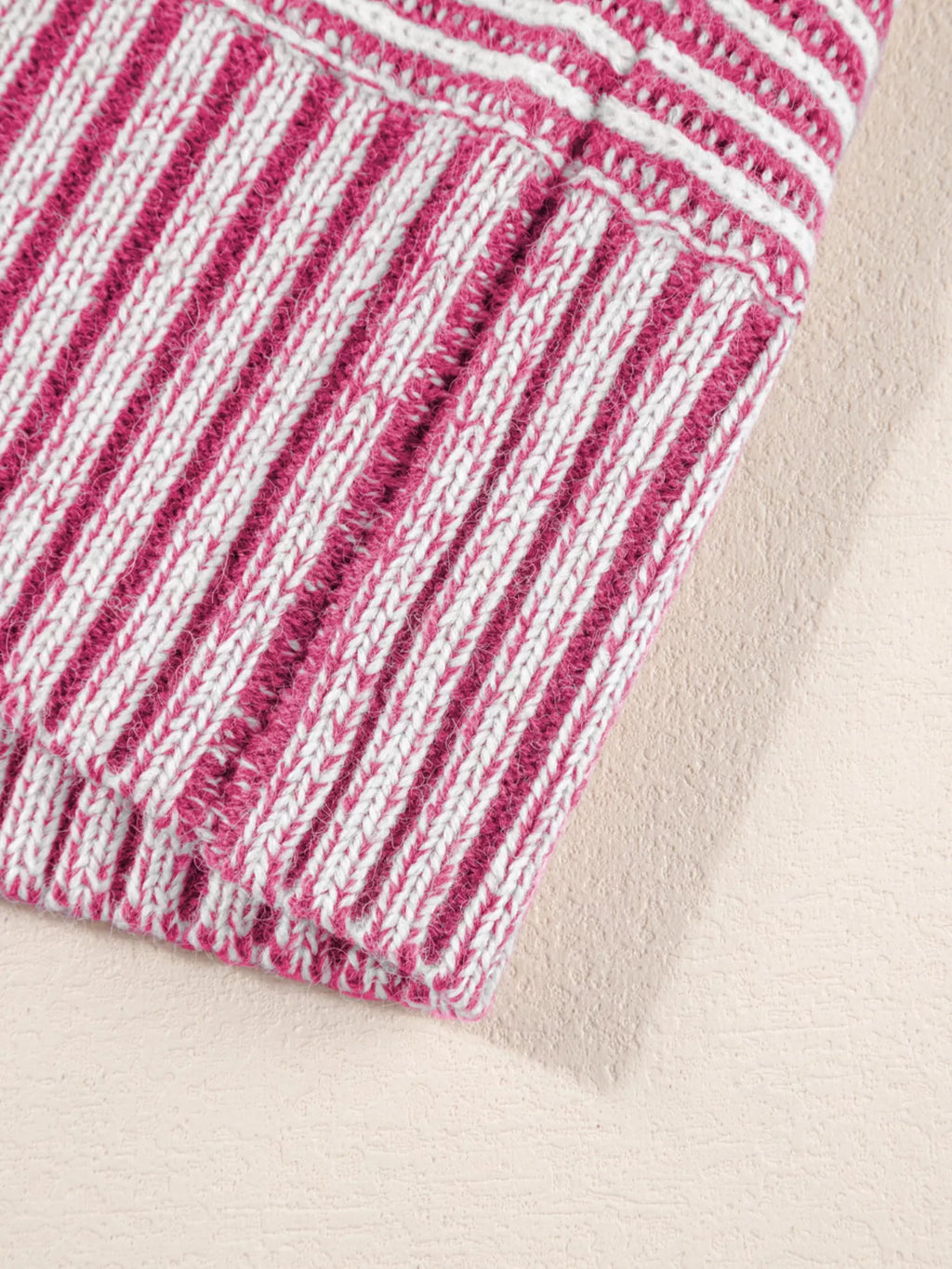 Striped Boat Neck Casual Sweater