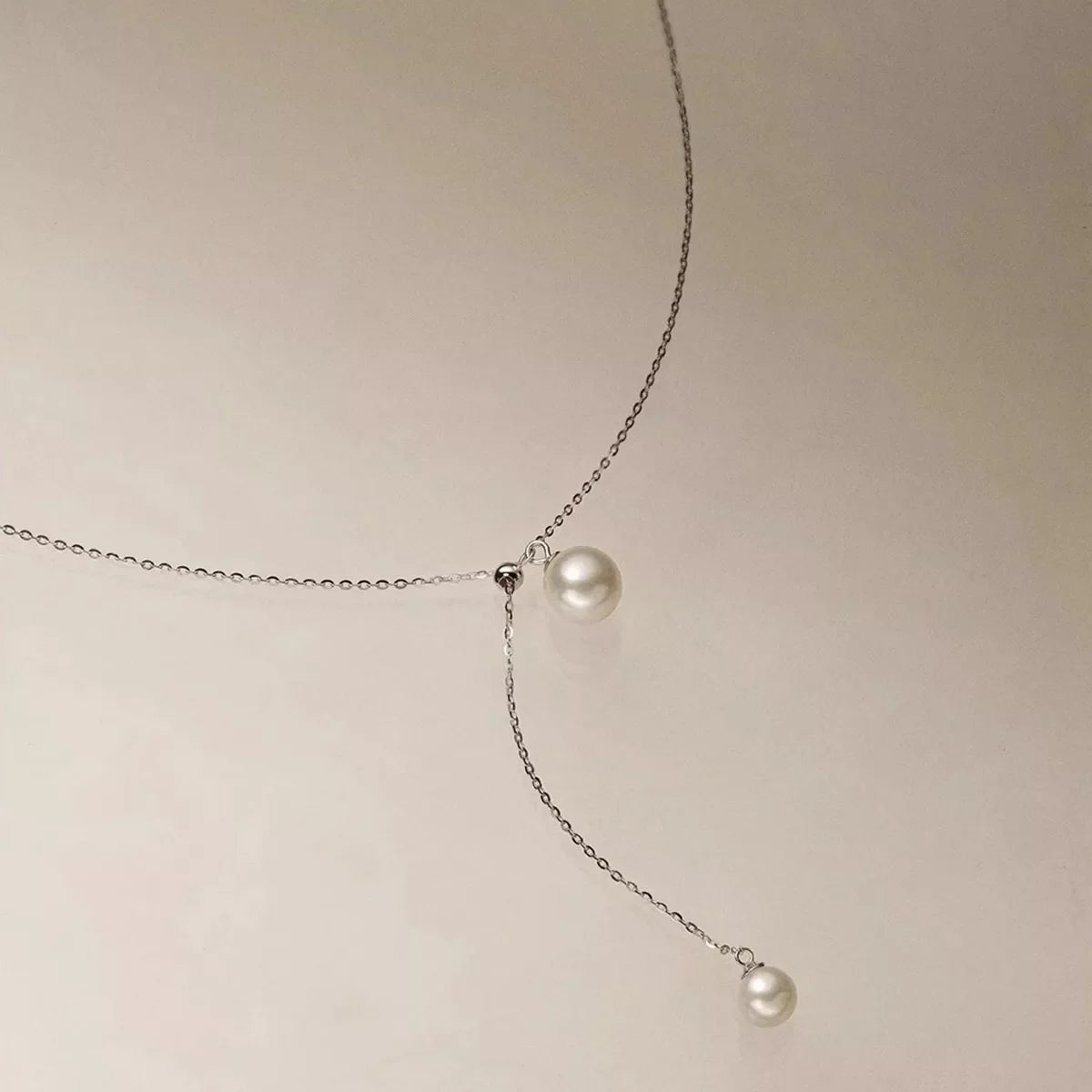 Pearl Pendant Y Necklace