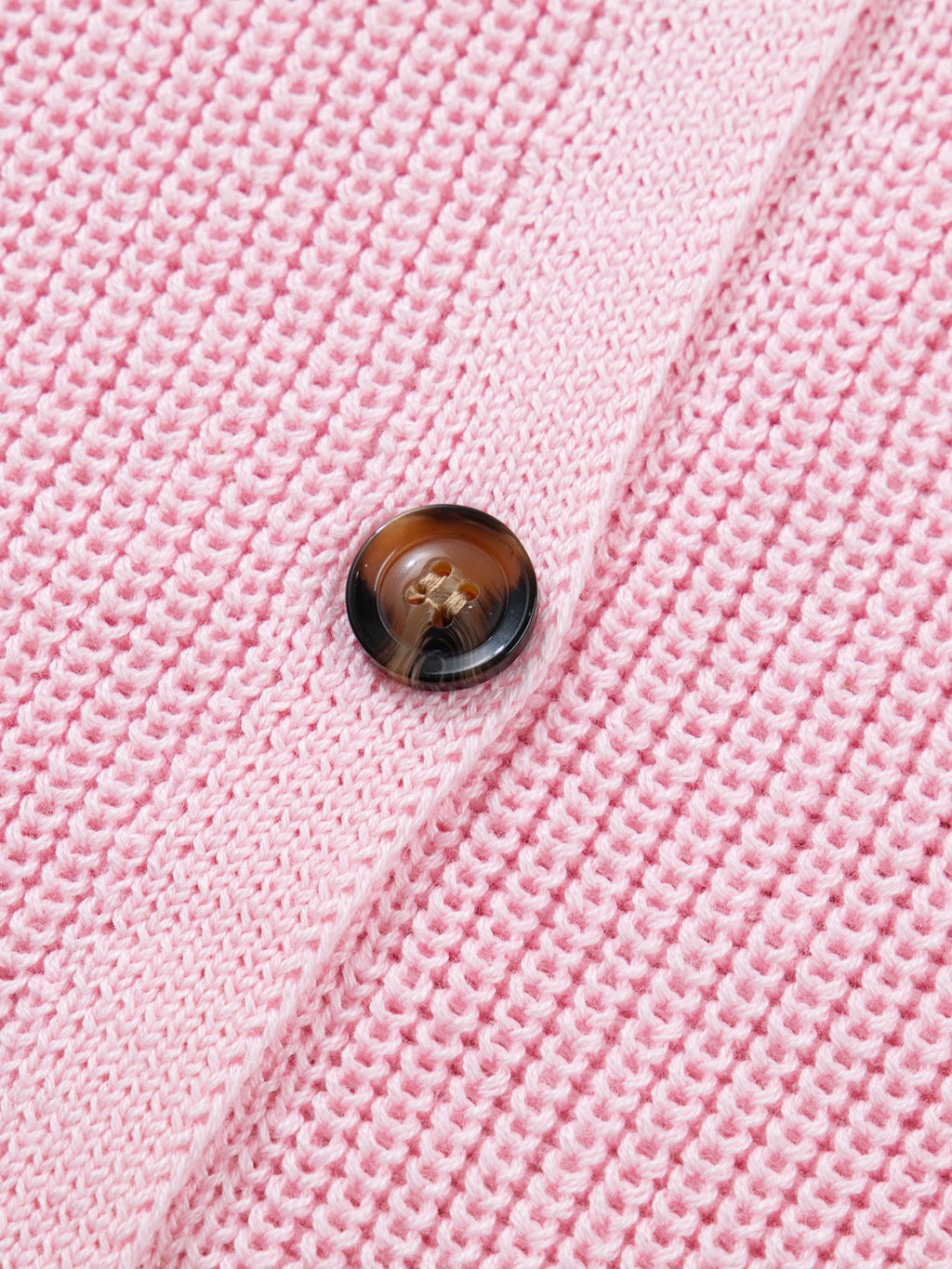 Solid Color Knit V Neck Button Front Sweater Vest