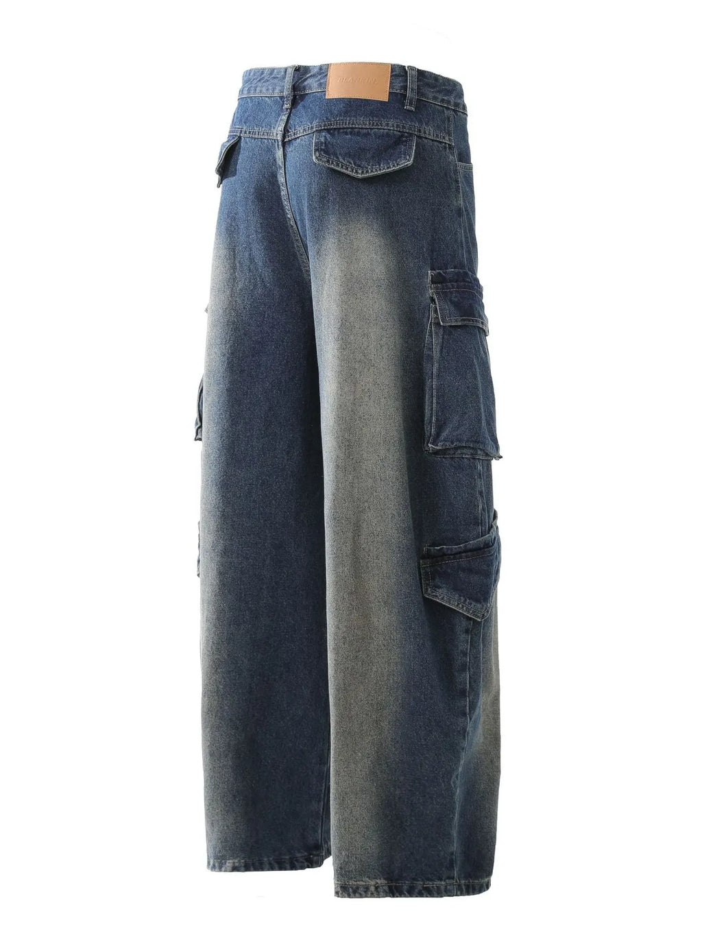 Men's Wide Leg Cargo Jeans