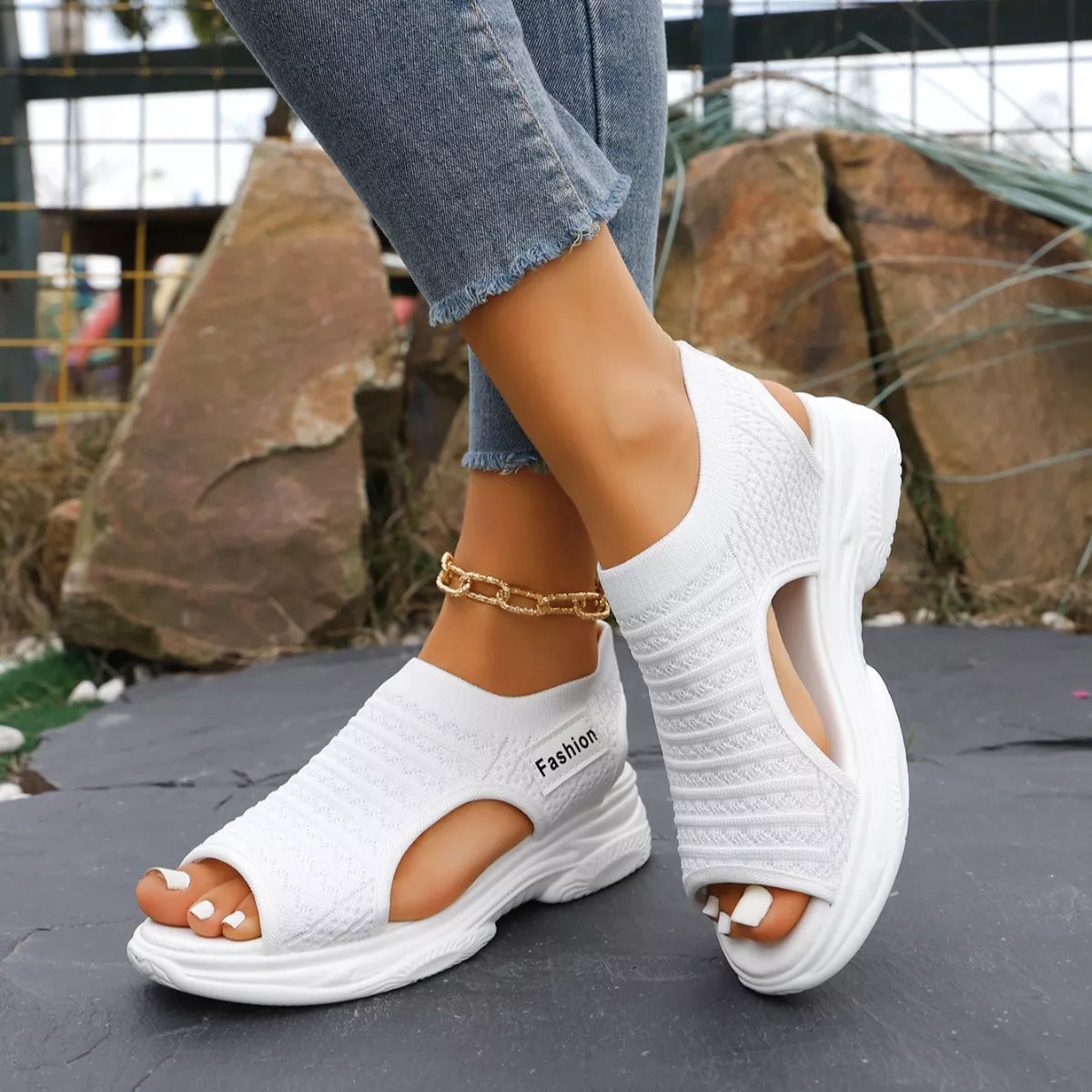Open Toe Platform Sandals
