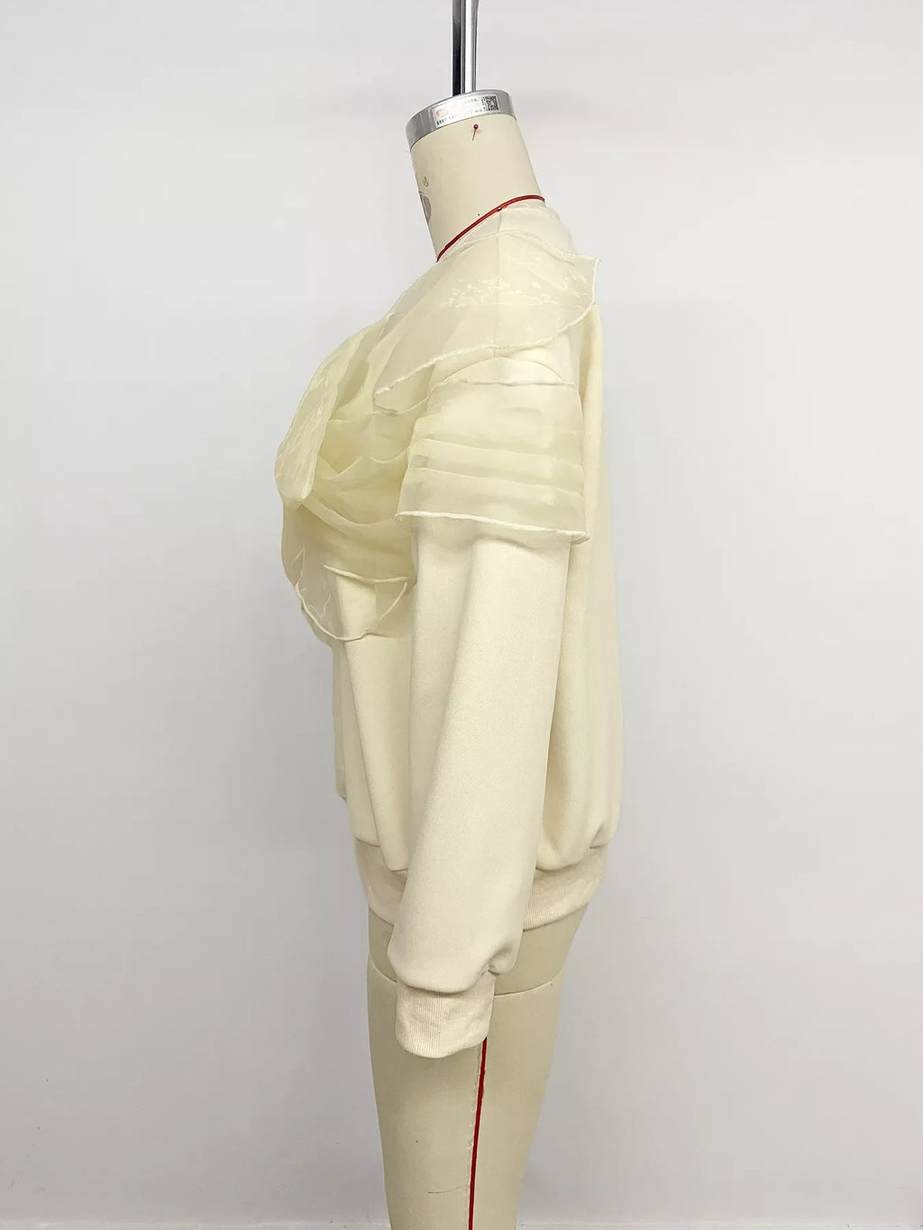 Bow Round Neck Long Sleeve Sweatshirt