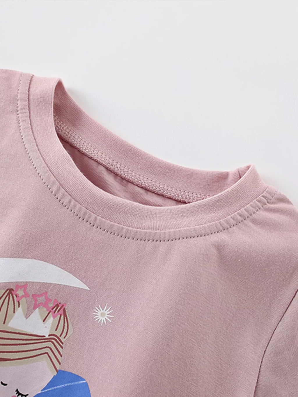 Children's Cute Fairy Graphic Short Sleeve T-Shirt
