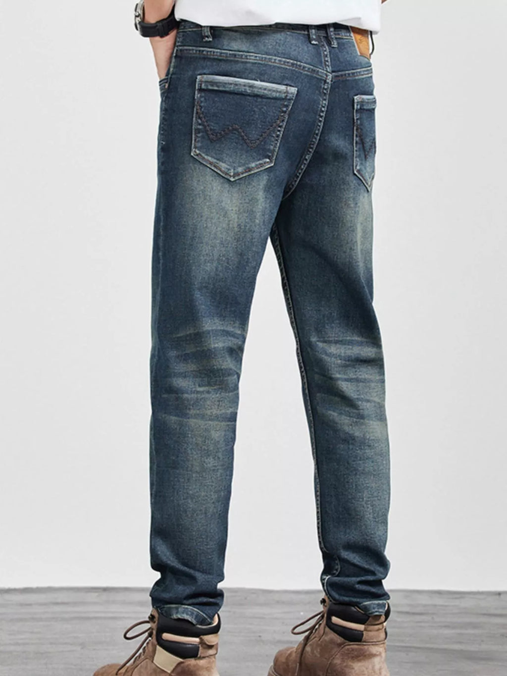 Men's Wash Slim Fit Jeans