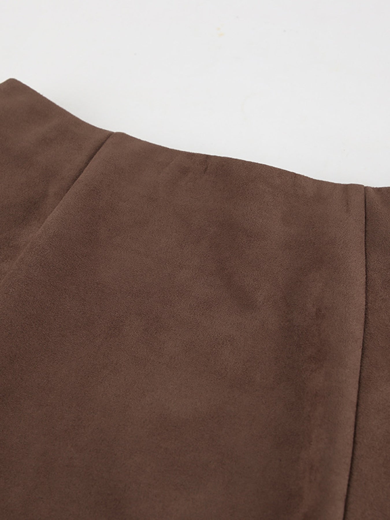 Suede Midi Skirt