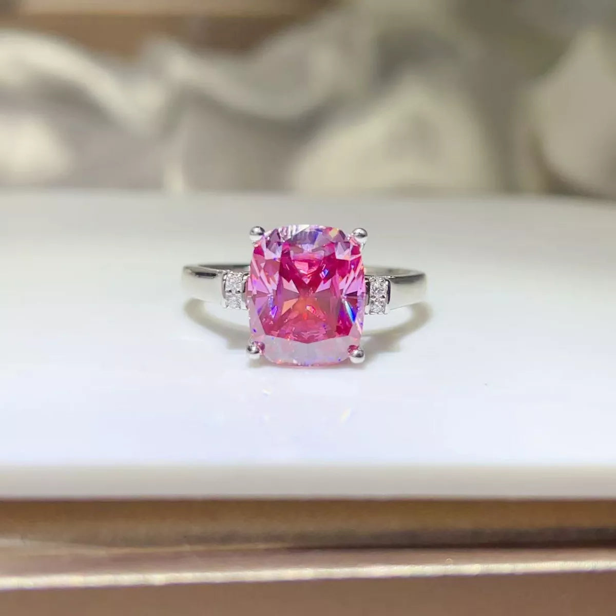 5 Carat Moissanite 925 Sterling Silver Ring