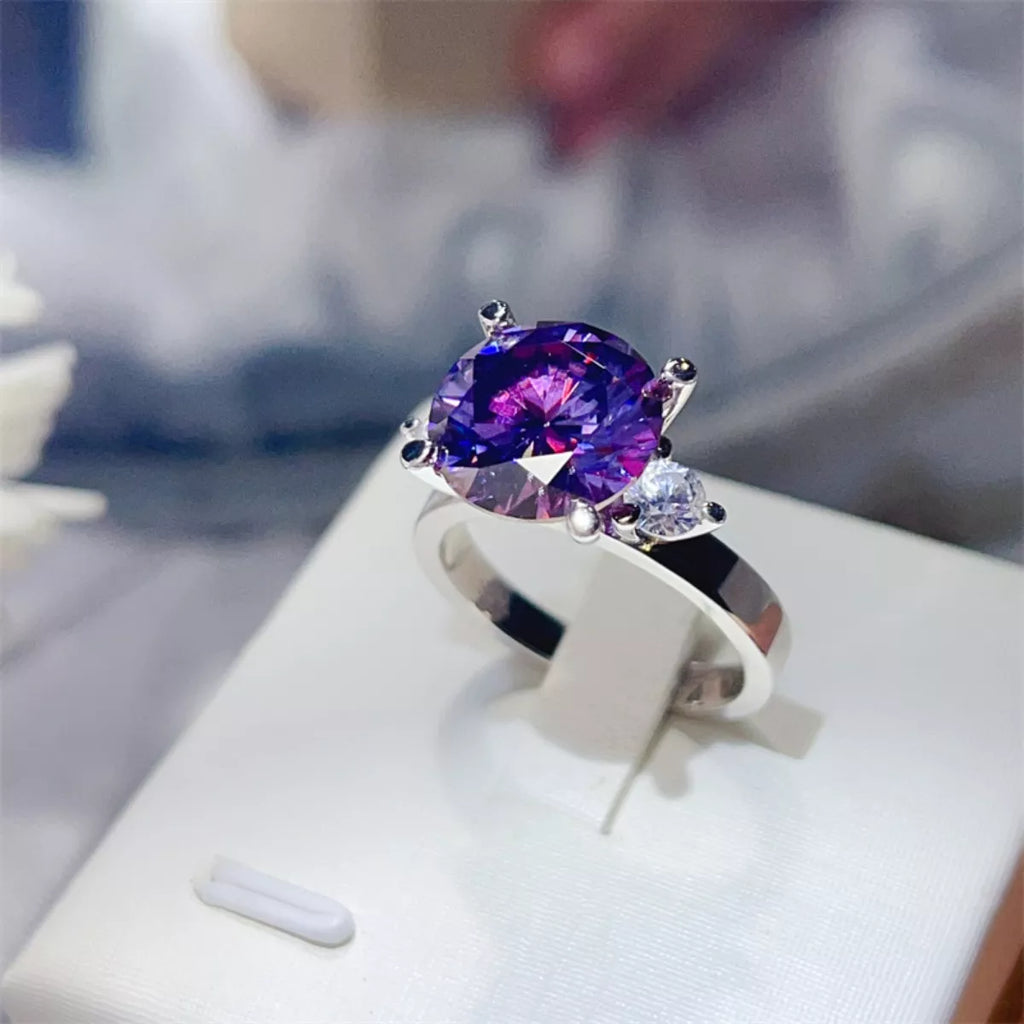 5 Carat Moissanite 925 Sterling Silver Ring